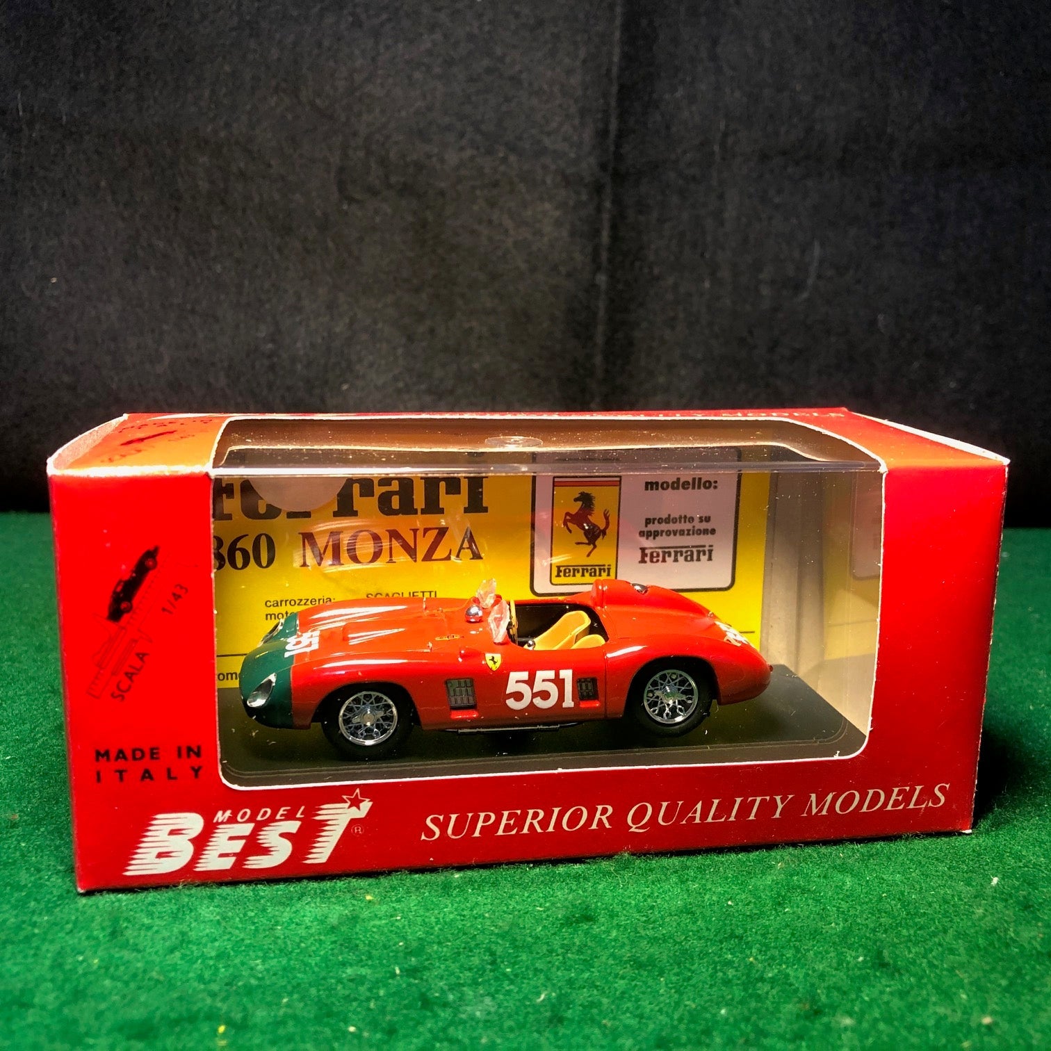 Ferrari 860 Monza 1956 Mille Miglia N 551 Collins / Klemantaski by Best 1:43 (9058)