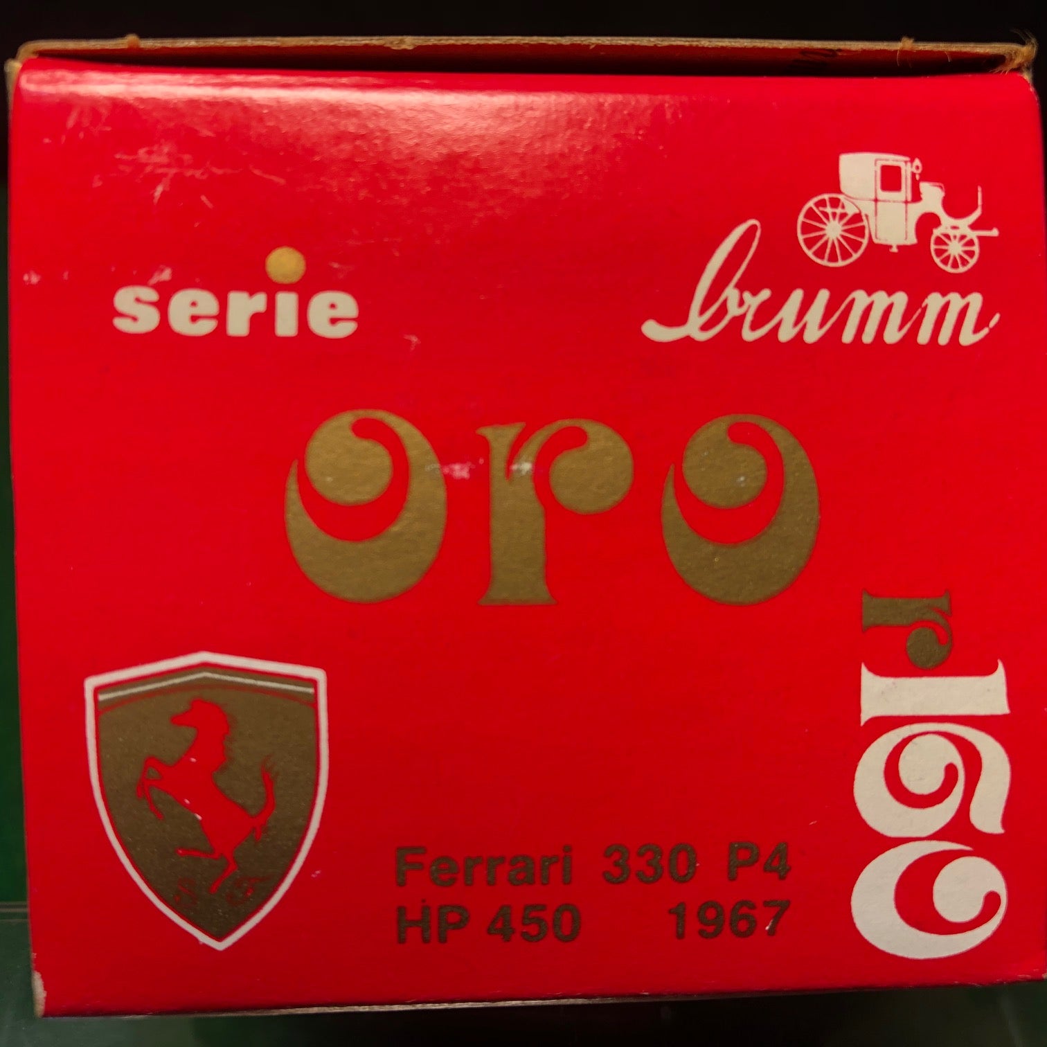 Ferrari 330 P4 Spyder N 20 24H Le Mans 1967 N27 Amon / Vaccarella by Brumm 1:43 (r160)