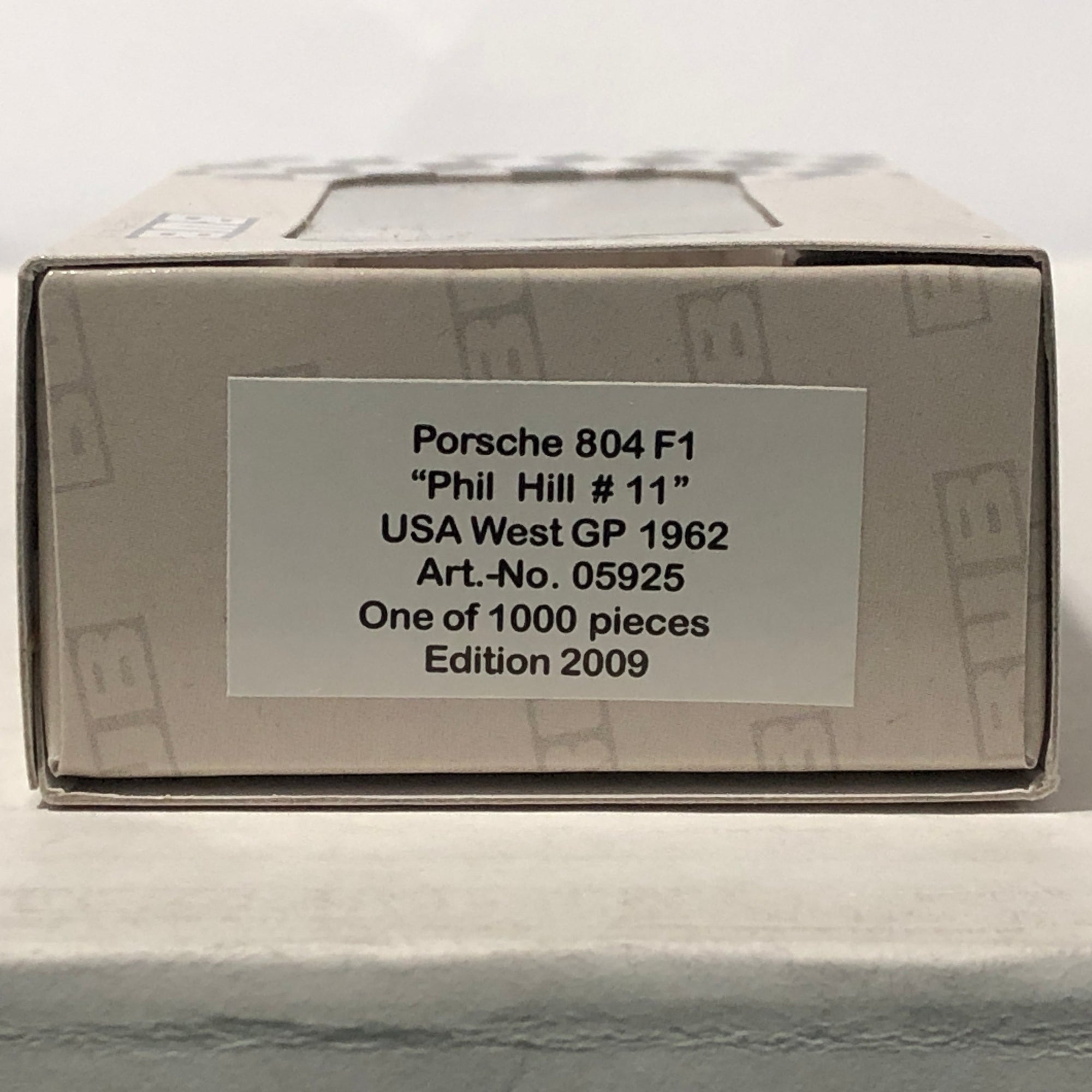 Porsche 804 F1 1962 GP USA West N 11 Phil Hill by Bub 1:87 (05925)(Ltd Ed)