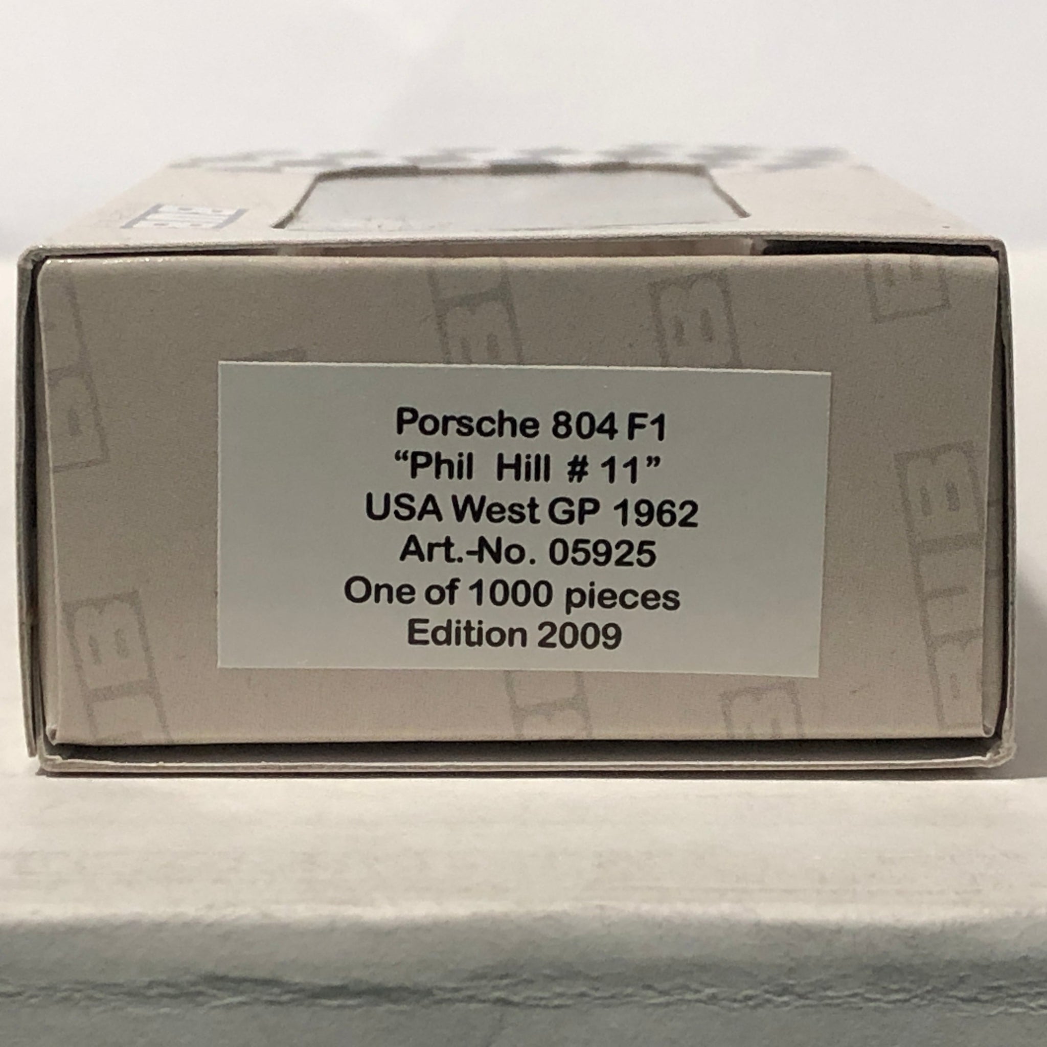 Porsche 804 F1 1962 GP USA West N 11 Phil Hill by Bub 1:87 (05925)(Ltd Ed)