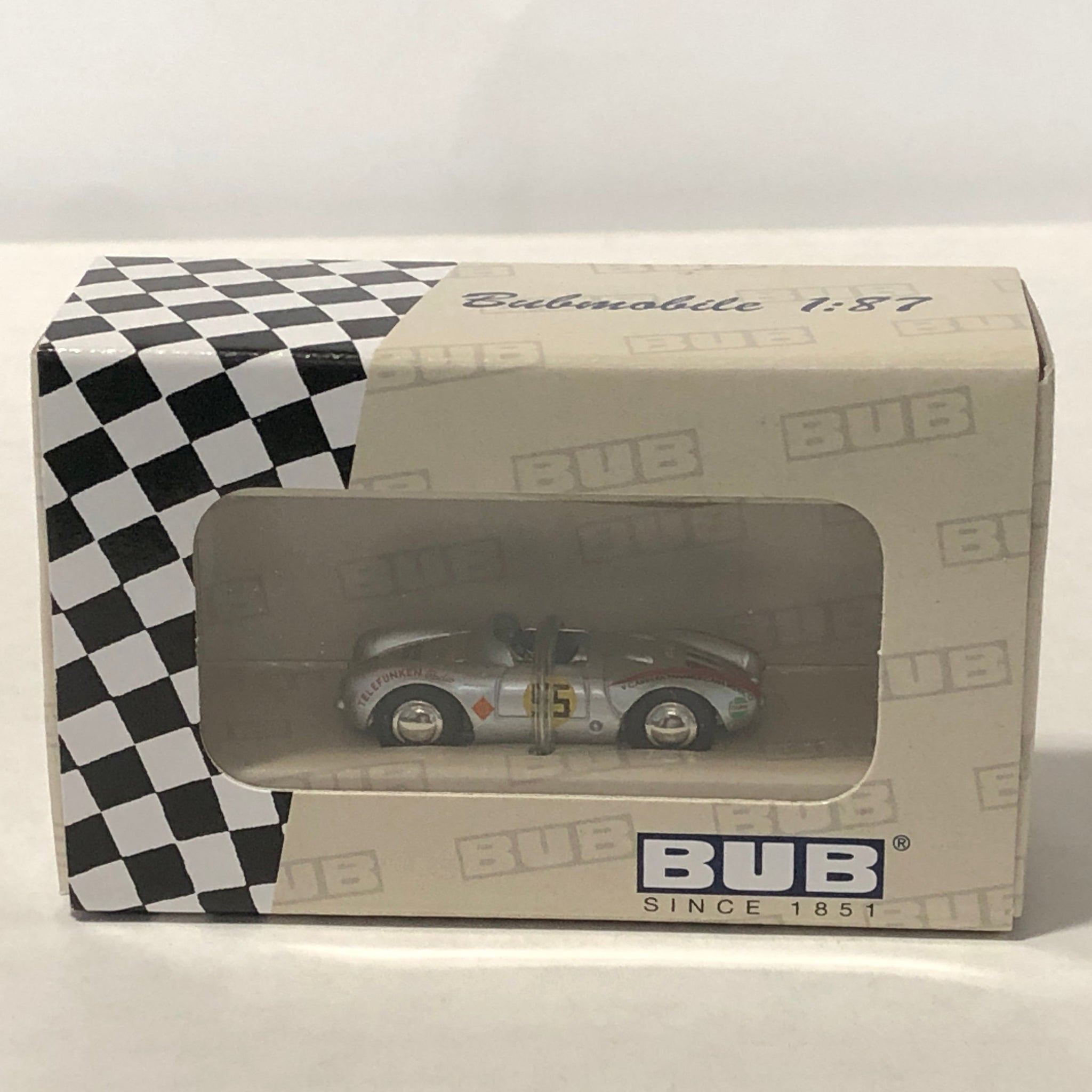 Porsche 550 A Spyder 1955 Carrera Panamericana N 55 by Bub 1:87 (05975)(Ltd Ed)