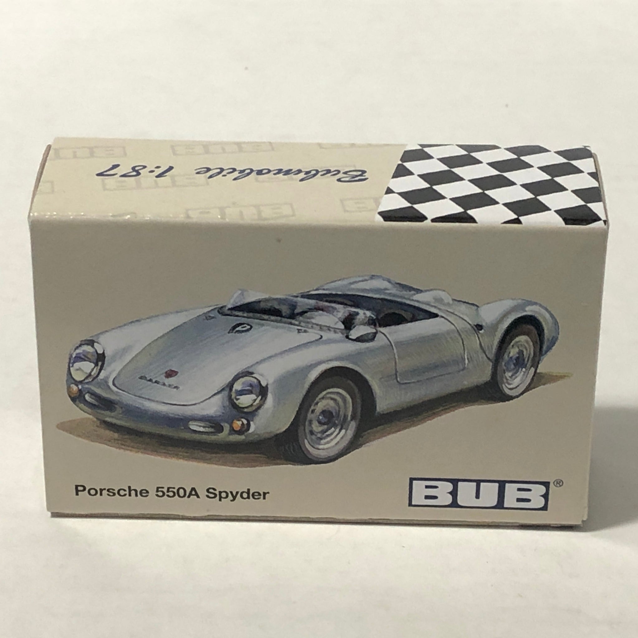 Porsche 550 A Spyder 1955 Carrera Panamericana N 55 by Bub 1:87 (05975)(Ltd Ed)