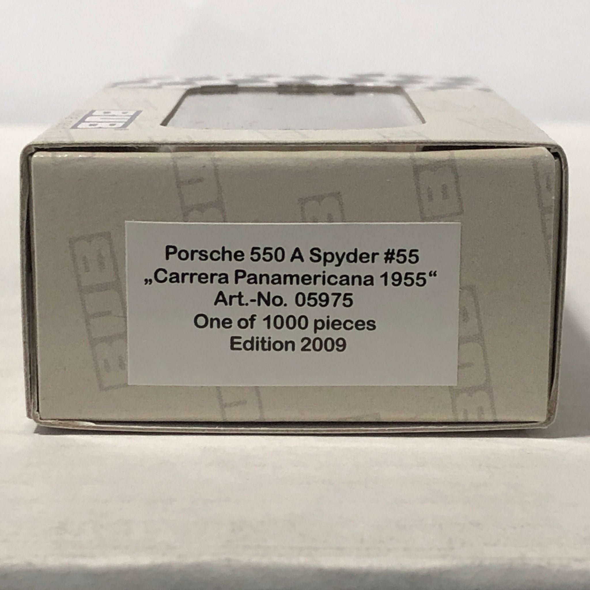Porsche 550 A Spyder 1955 Carrera Panamericana N 55 by Bub 1:87 (05975)(Ltd Ed)