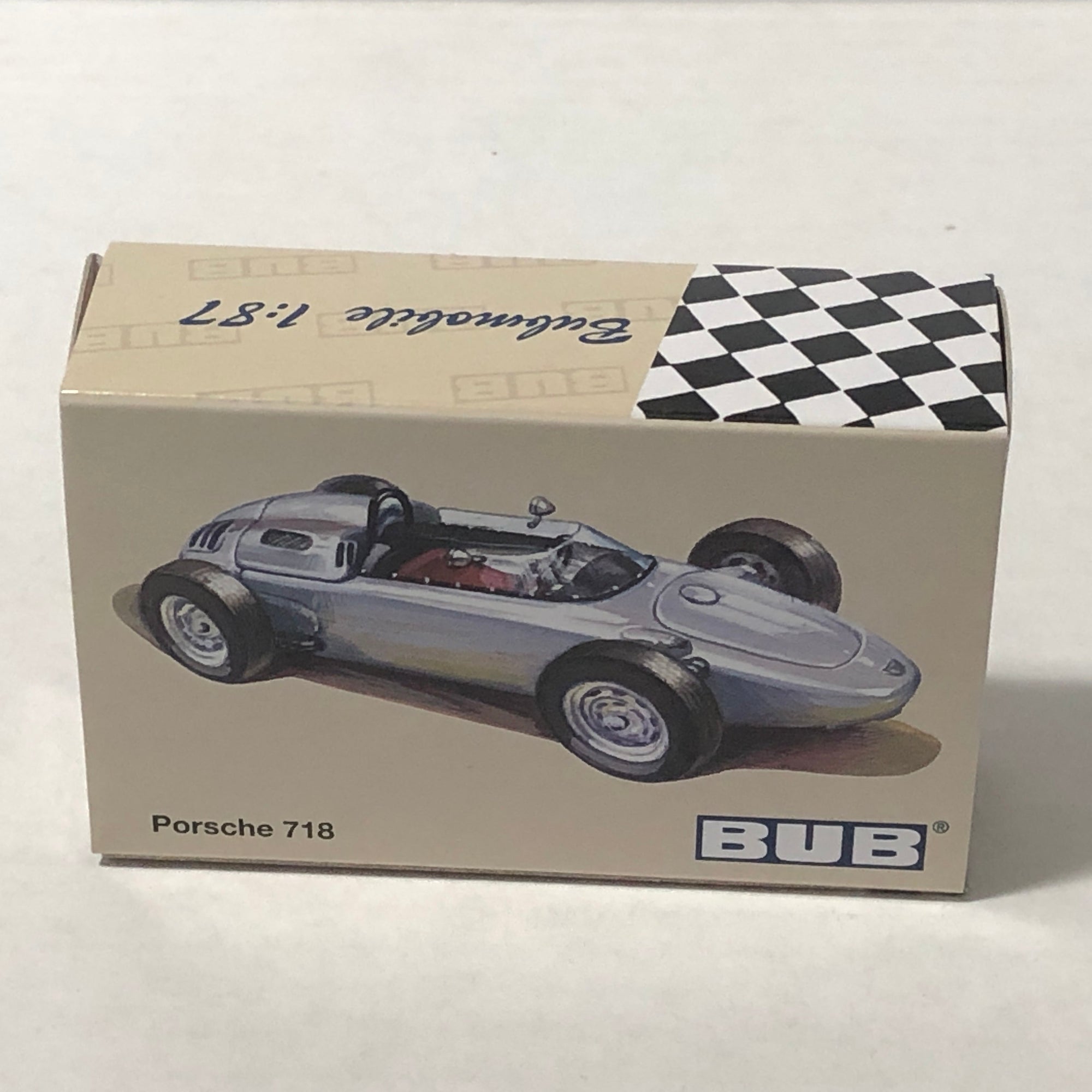 Porsche 718 1961 GP Solitude N 9 J Bonnier by Bub 1:87 (06226)(Ltd Ed)