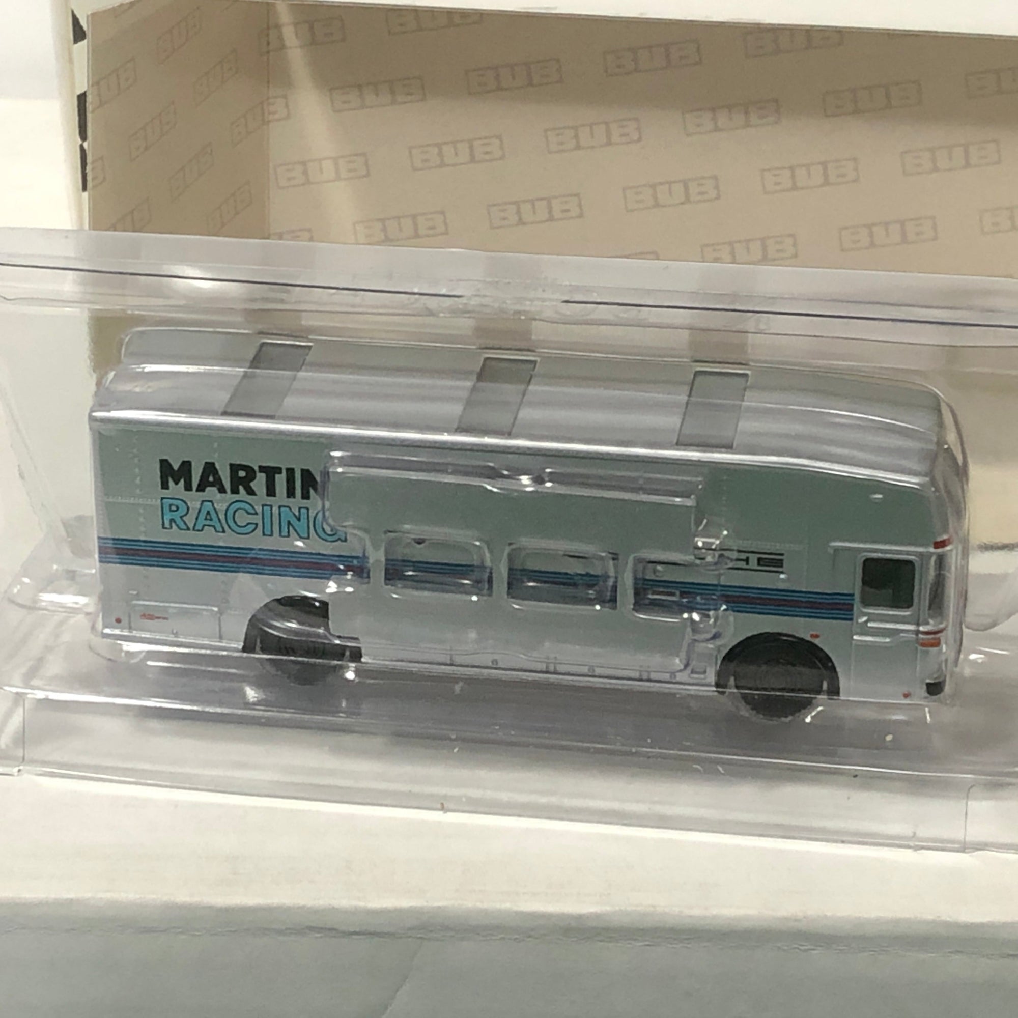 Mercedes-Benz Transporter Porsche Martini Racing by Bub 1:87 (07152)