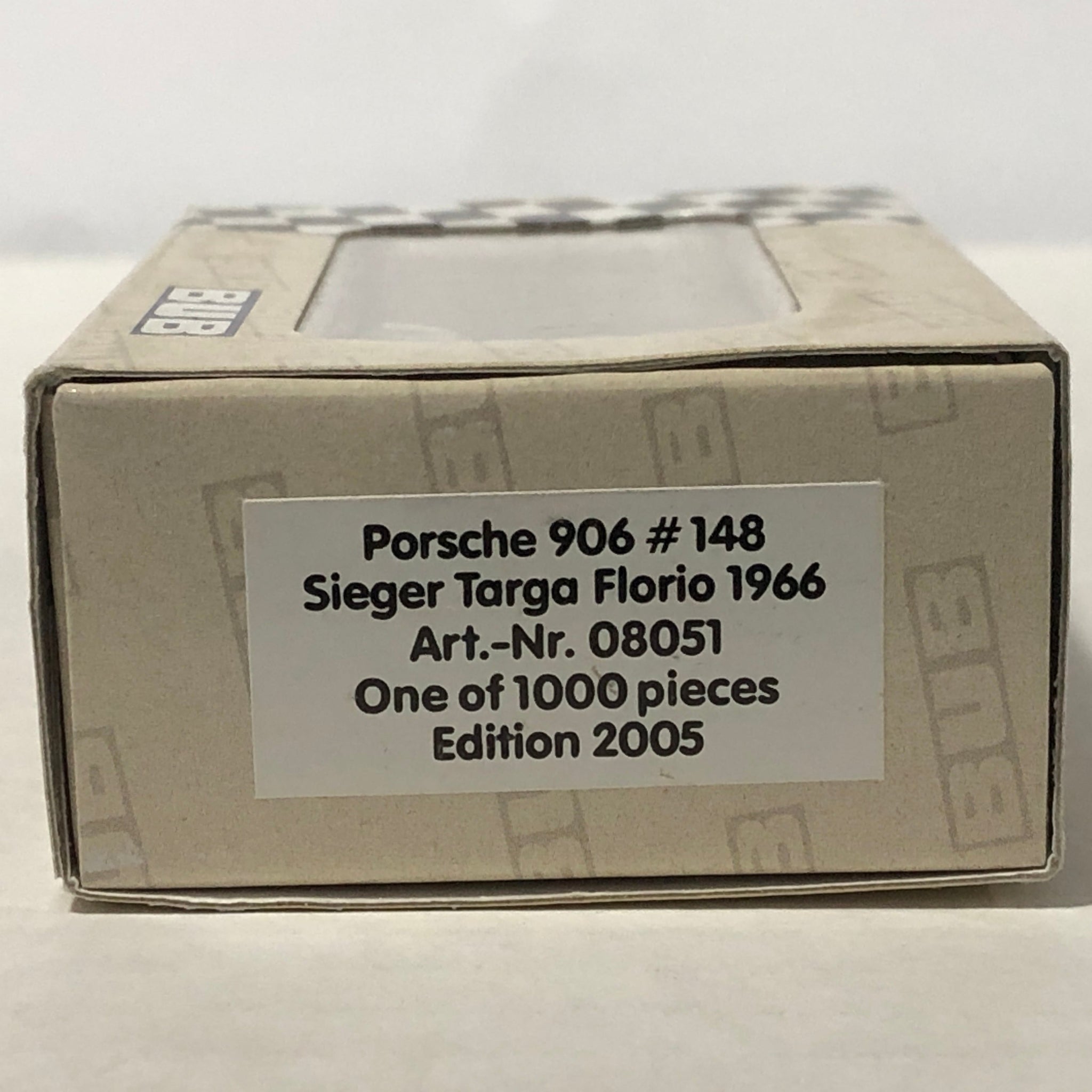 Porsche 906 1966 Targa Florio Winner N 148 by Bub 1:87 (08051)(Ltd Ed)