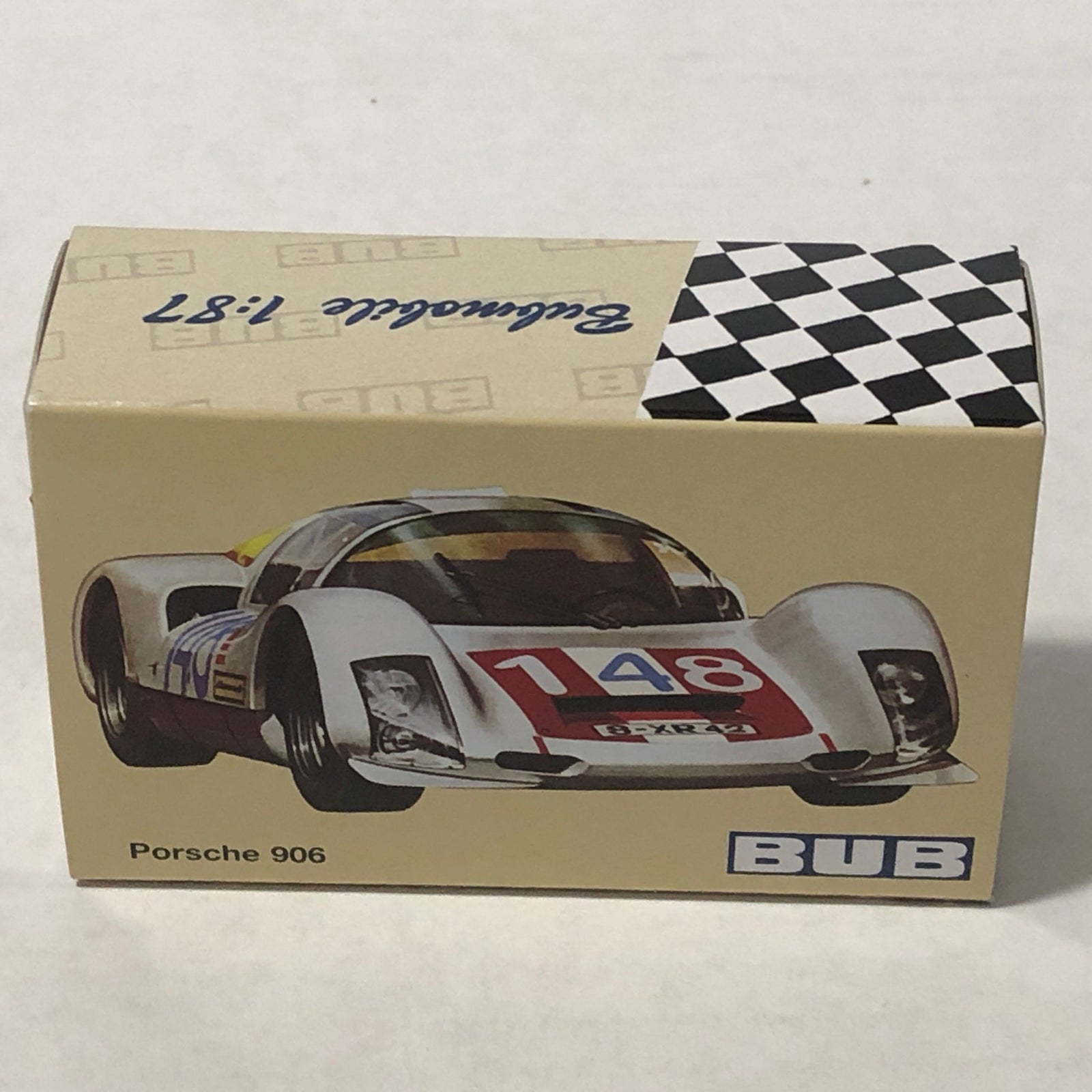 Porsche 906 1966 1000 Km Nurburgring N 60 by Bub 1:87 (08052)(Ltd Ed)