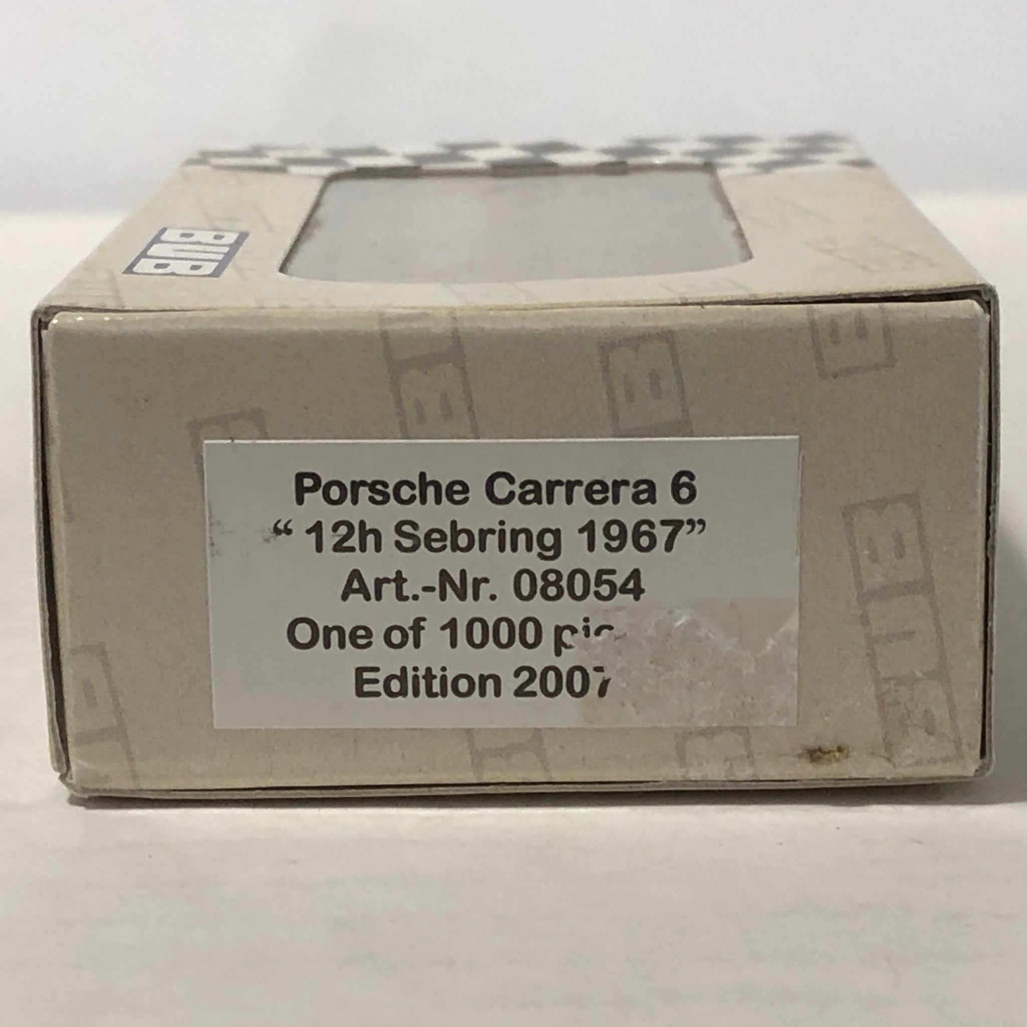 Porsche Carrera 6 1967 12 Hr Of Sebring N 42 by Bub 1:87 (08054)(Ltd Ed)