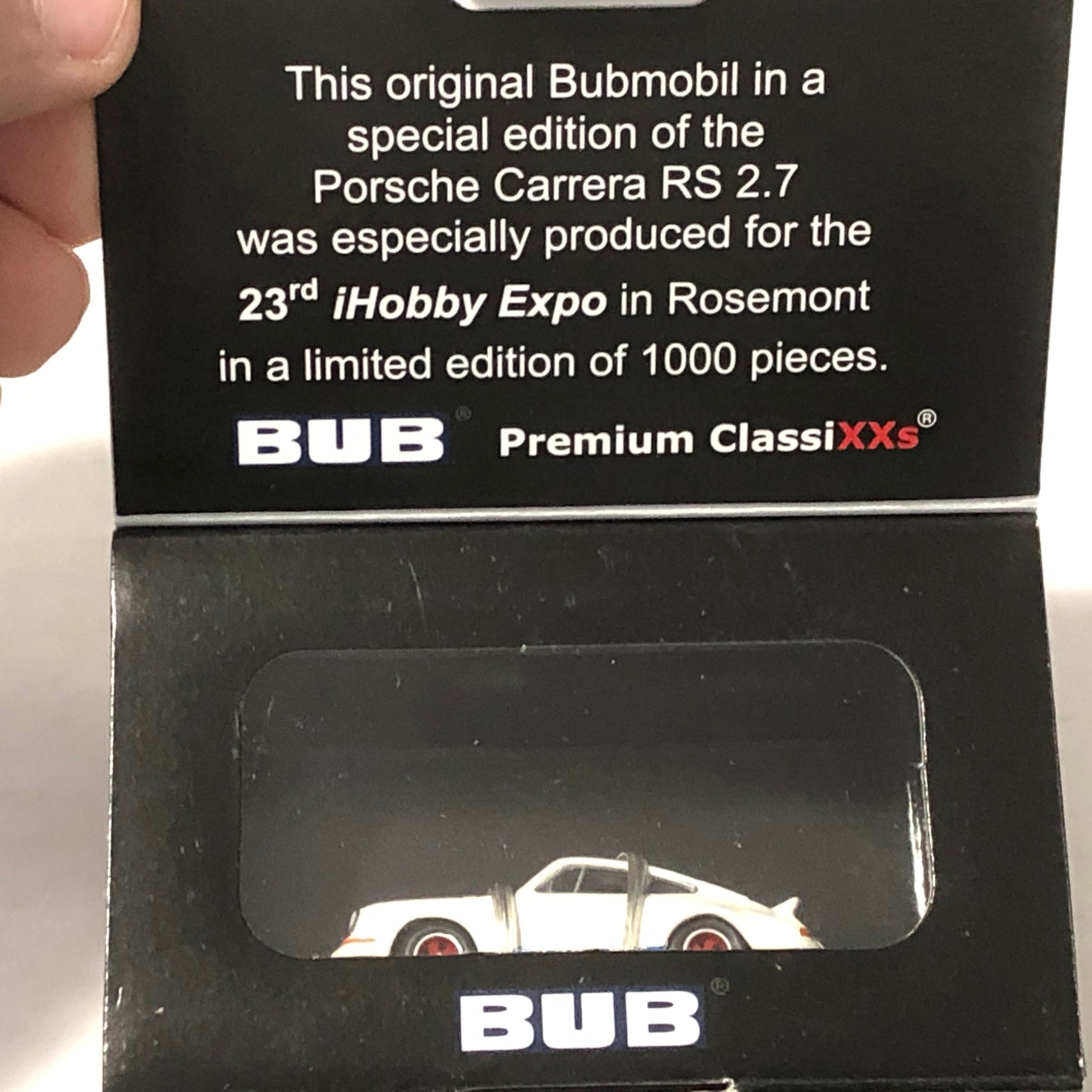 Porsche 911 Carrera RS 2.7 2007 Hobby Expo by Bub 1:87 (08605)(Ltd Ed)