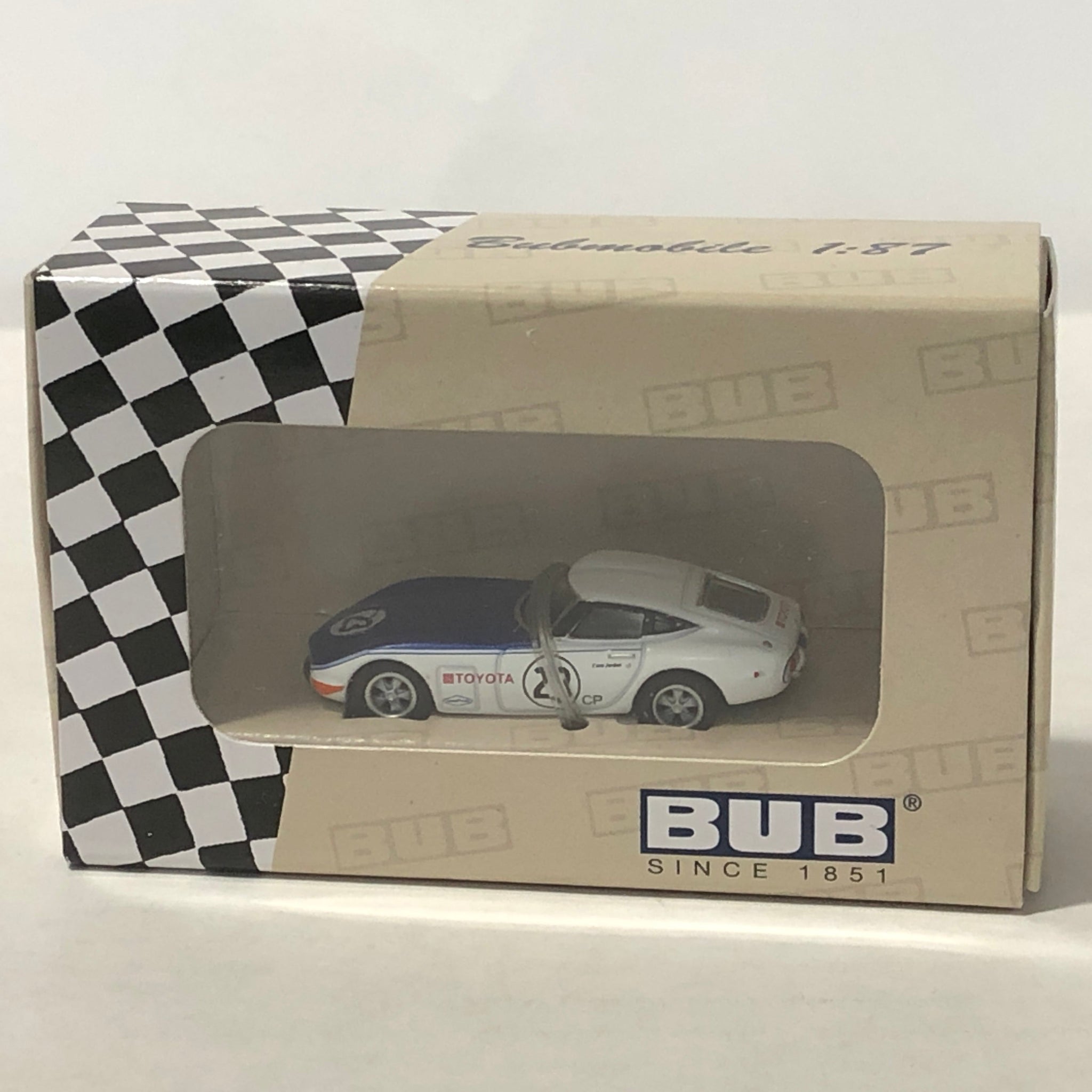 Toyota 2000 GT racing 1968 SCCA N 23 by Bub 1:87 (09052)(Ltd Ed)