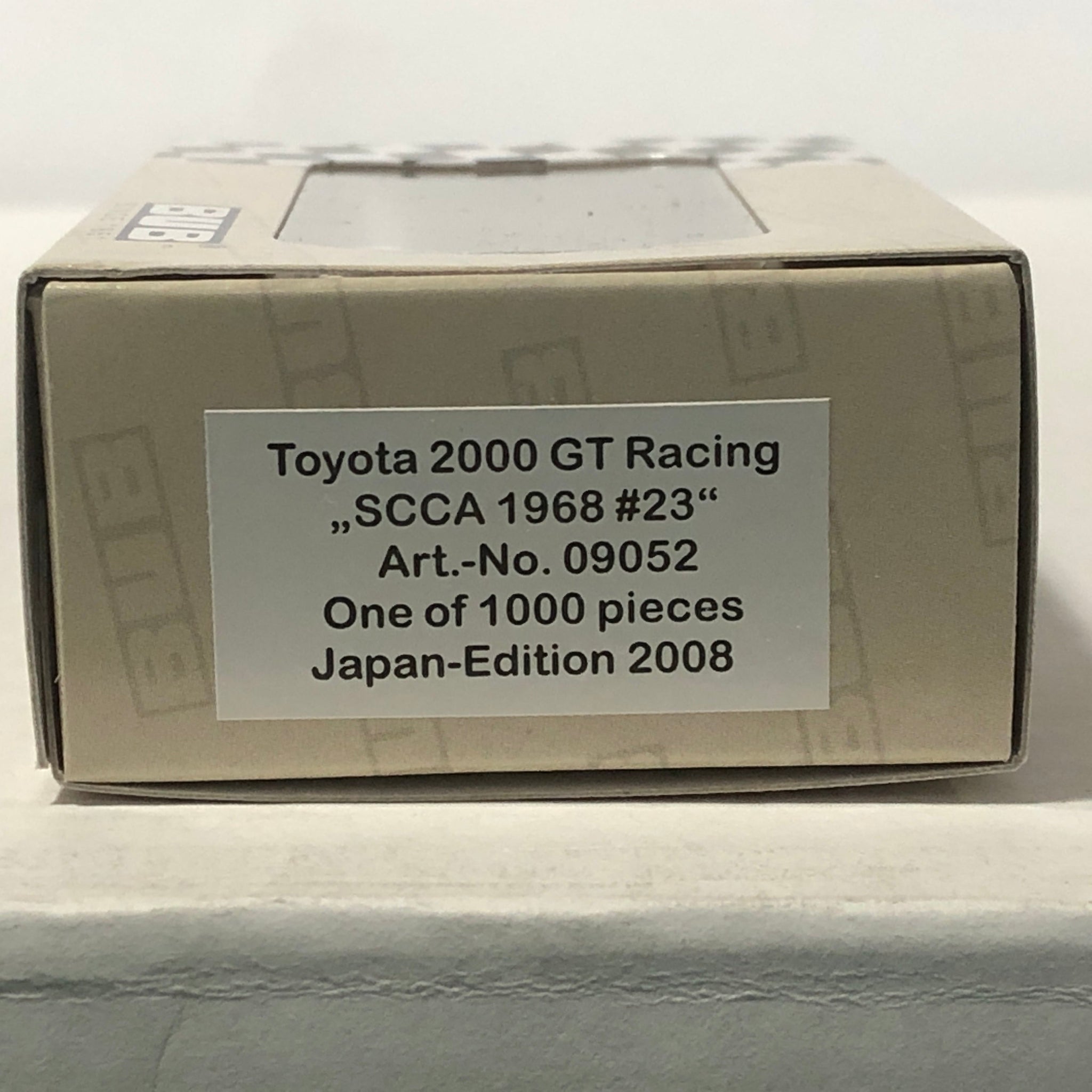 Toyota 2000 GT racing 1968 SCCA N 23 by Bub 1:87 (09052)(Ltd Ed)