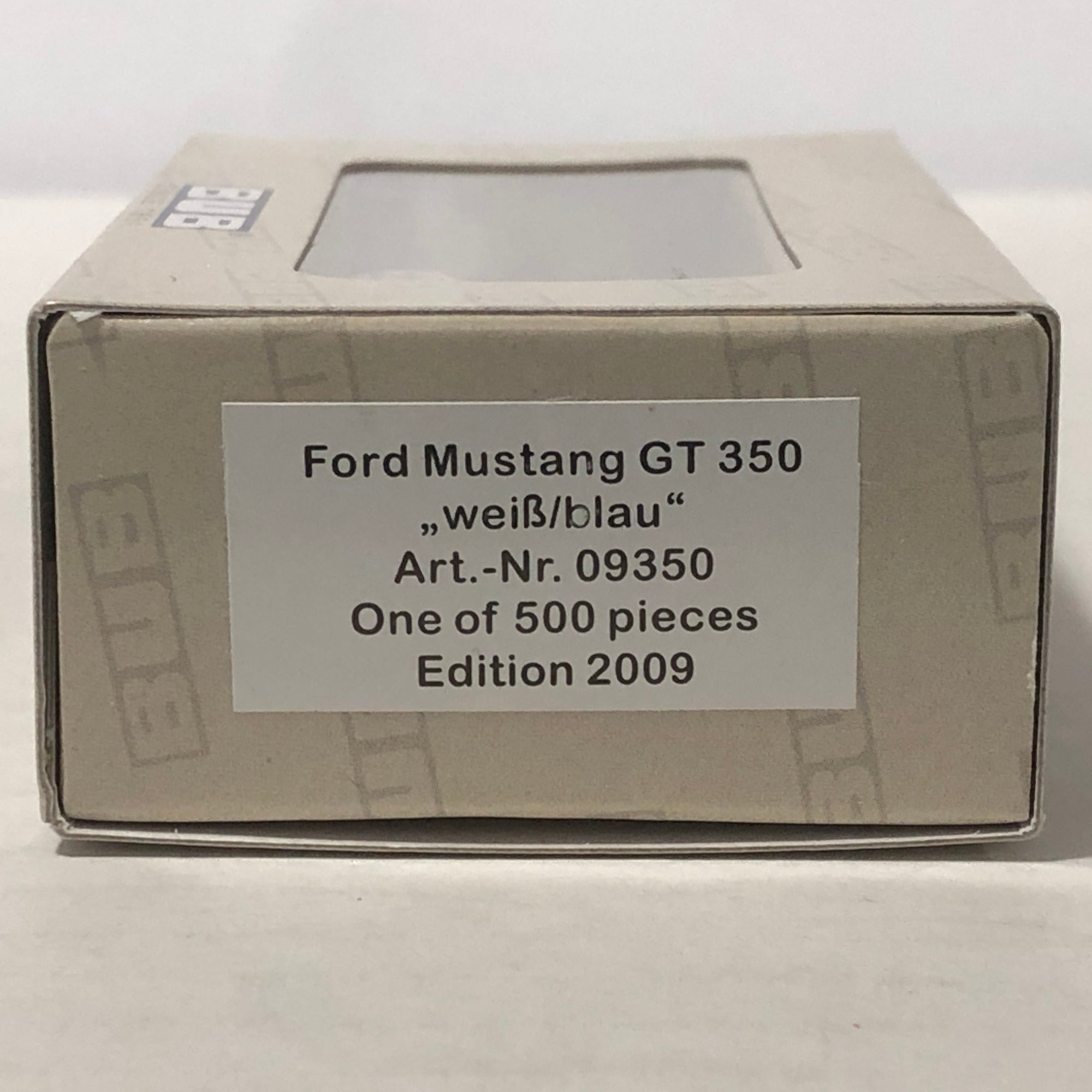 Ford Mustamg 350 GT Shelby by Bub 1:87 (09350)(Ltd Ed of 500)