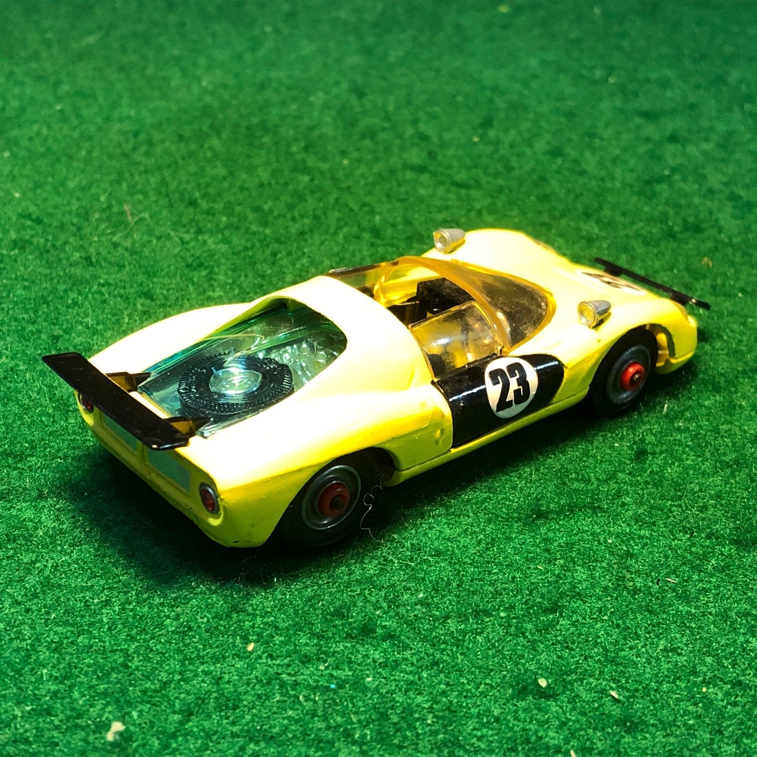 Ferrari 206 Dino Sport N 23 Yellow/Black by Corgi Toys 1:43 (344)(No box)