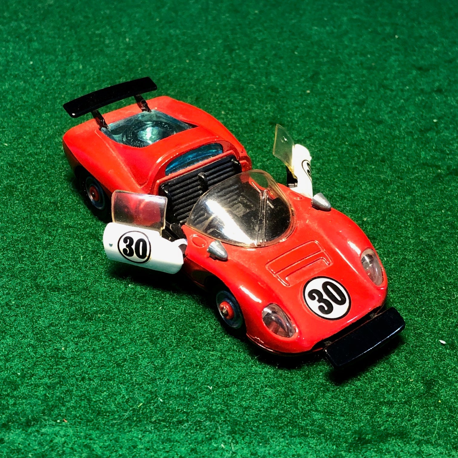 Ferrari 206 Dino Sport N 30 Red/White by Corgi Toys 1:43 (344)(No box)