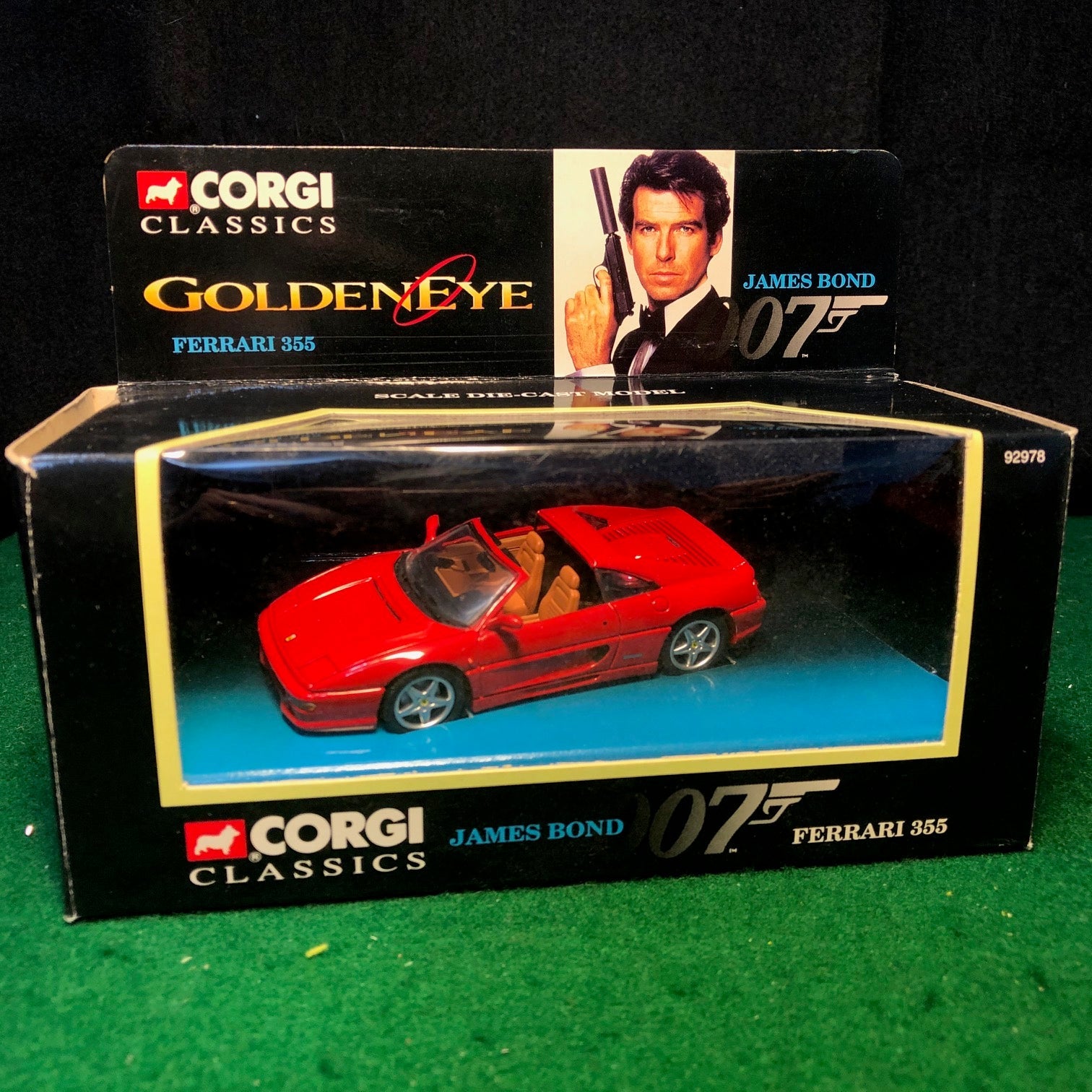 Ferrari F355 GTS 007 James Bond GoldenEye by Corgi Toys 1:43 (92978)