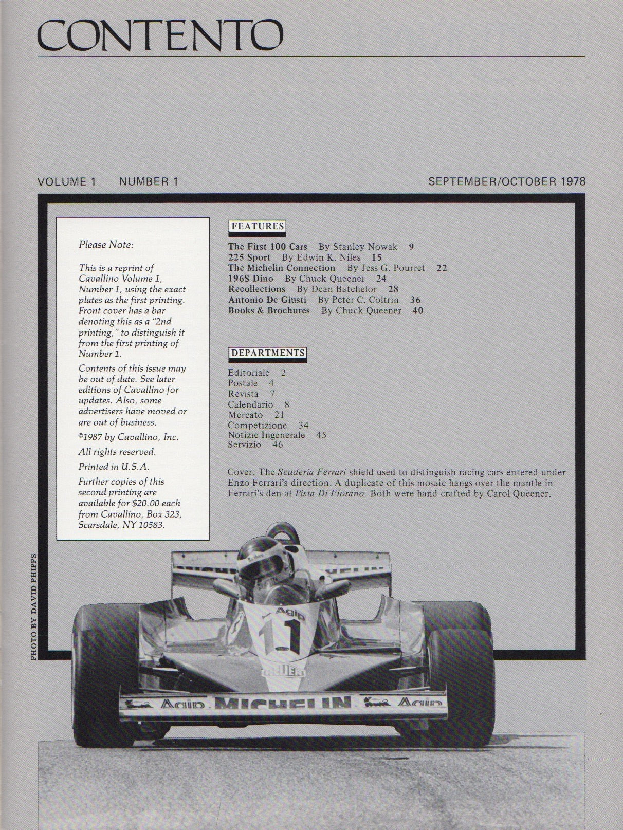 Cavallino N   1 Ferrari Magazine 2nd Ed