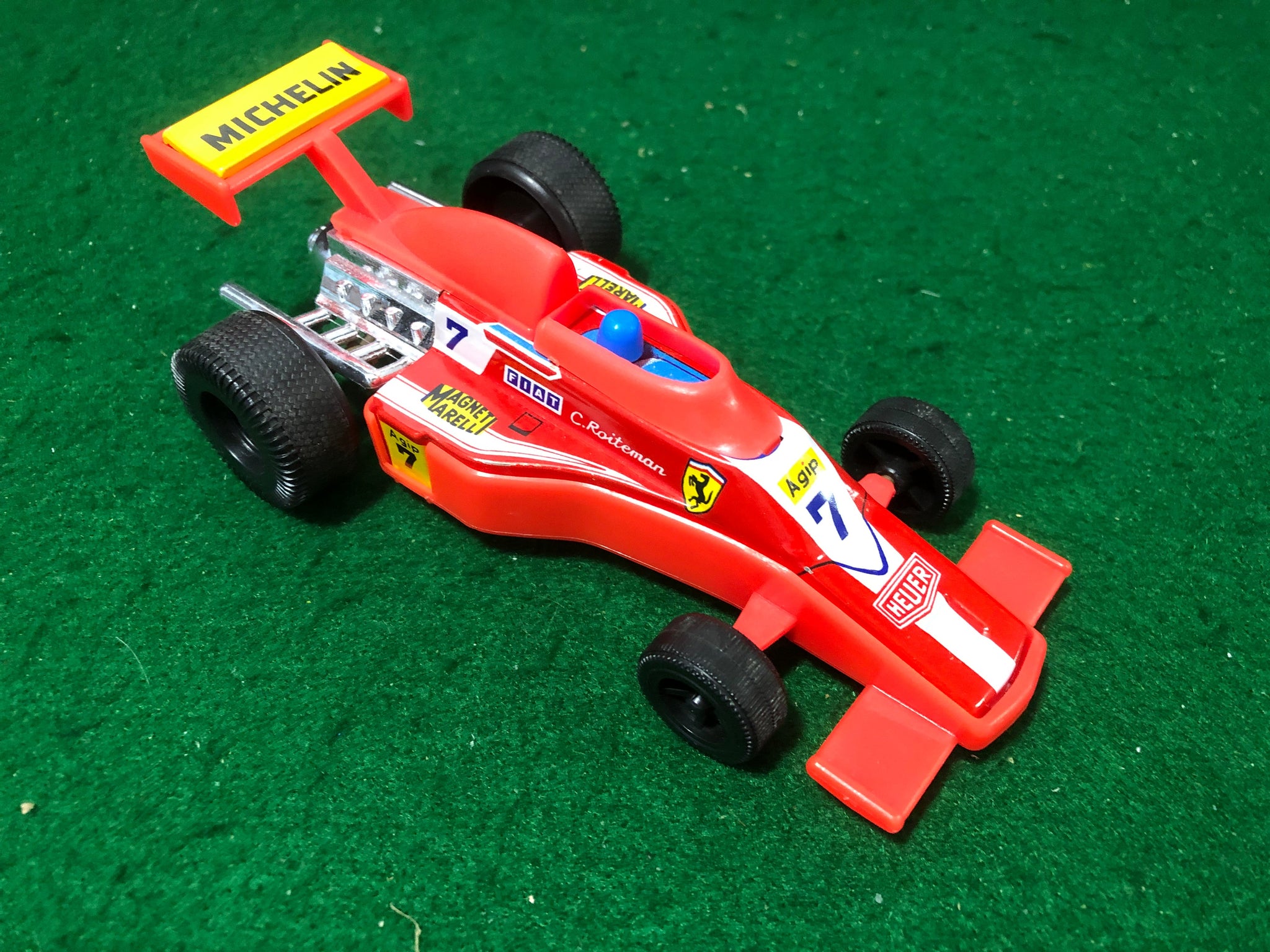 Ferrari F1 N 7 C Roiteman Motorized Tin & Plastic
