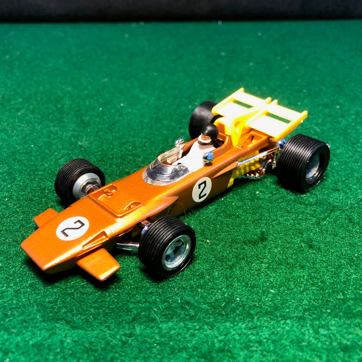 Ferrari 312 B2 F1 N 2 Gold/Yellow by Dinky / Meccano 1:36 (226)(No box)