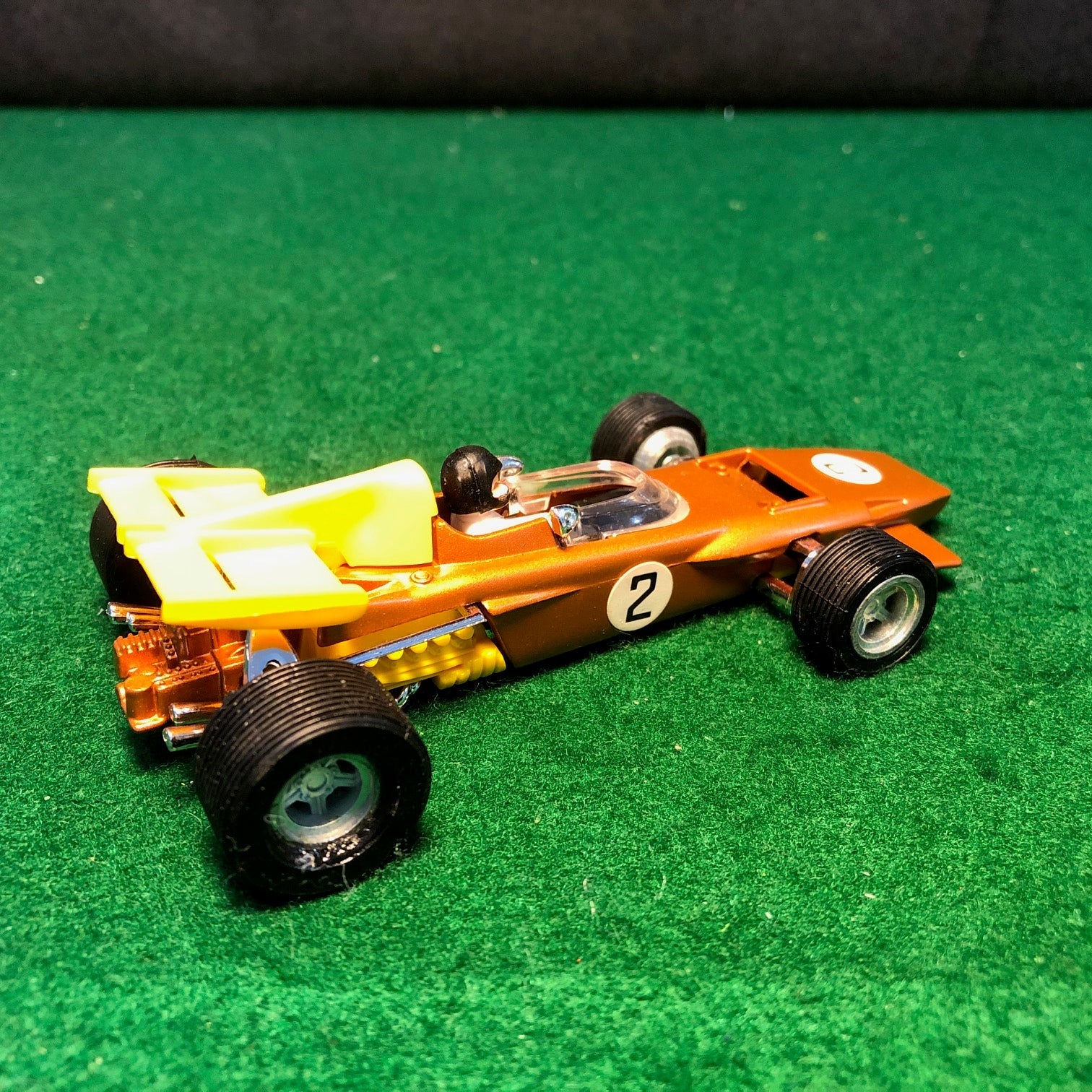 Ferrari 312 B2 F1 N 2 Gold/Yellow by Dinky / Meccano 1:36 (226)(No box)