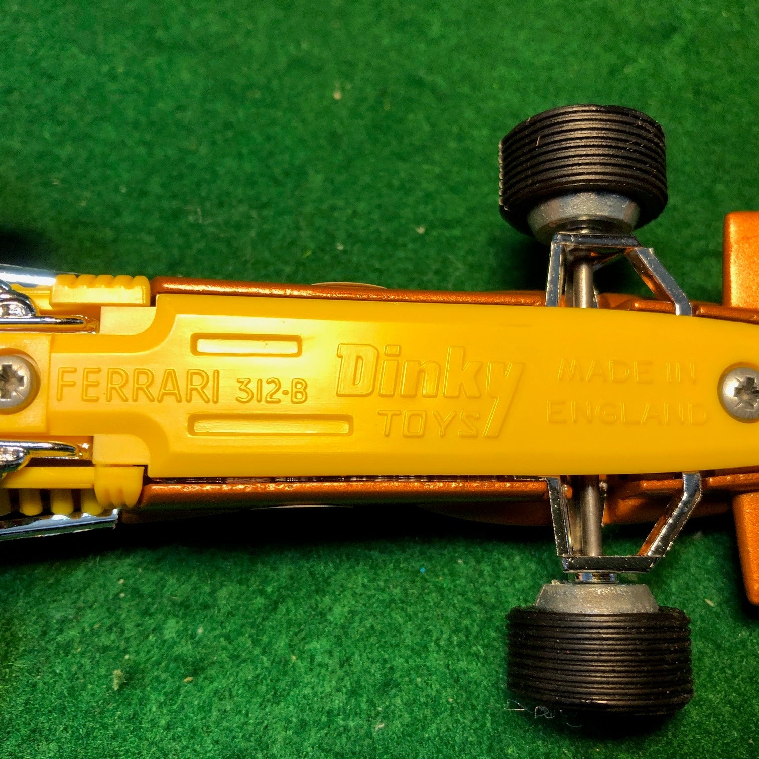 Ferrari 312 B2 F1 N 2 Gold/Yellow by Dinky / Meccano 1:36 (226)(No box)