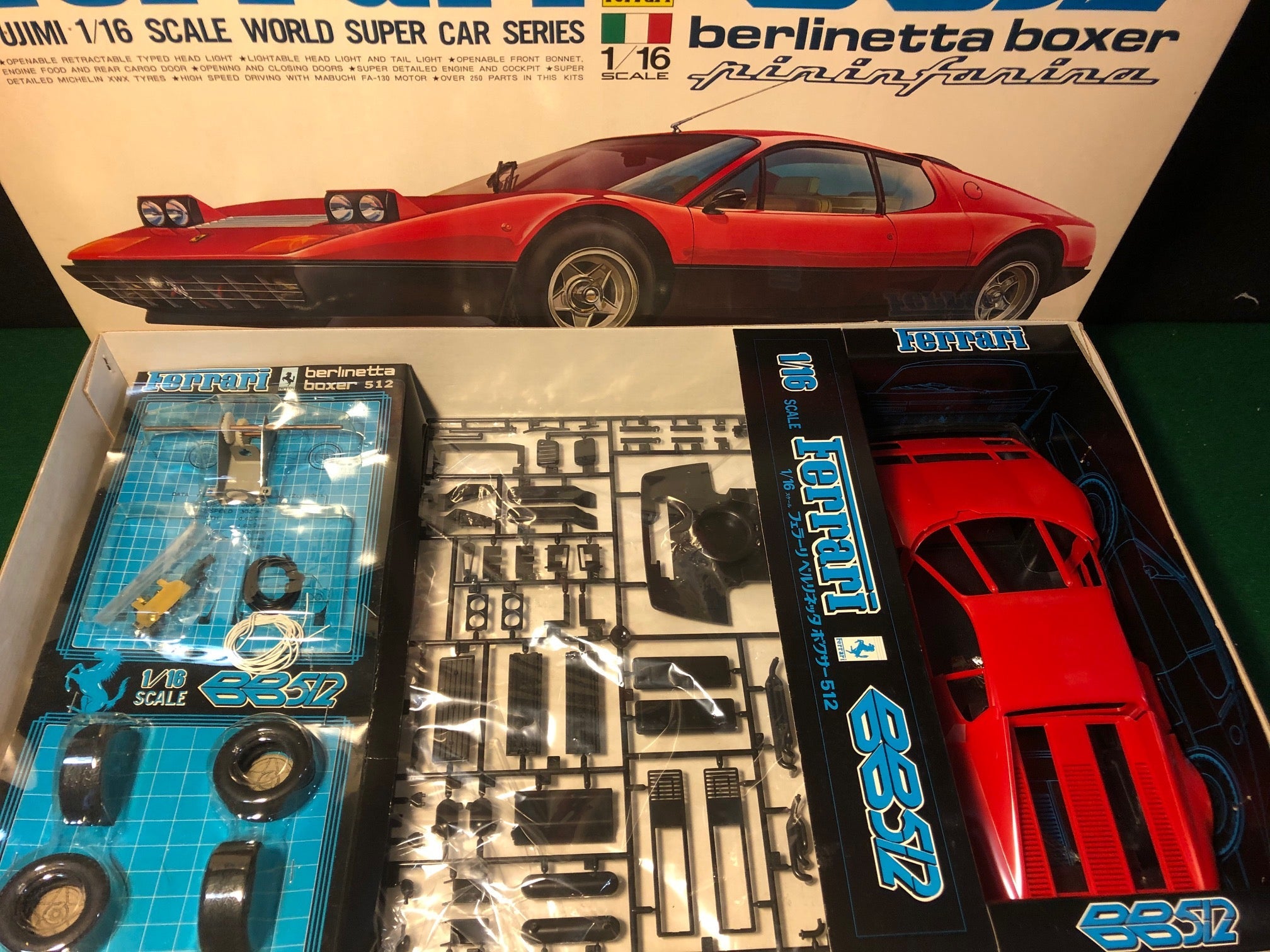 Ferrari BB512 Motorizable Kit by Fujimi 1:16 (RC103)