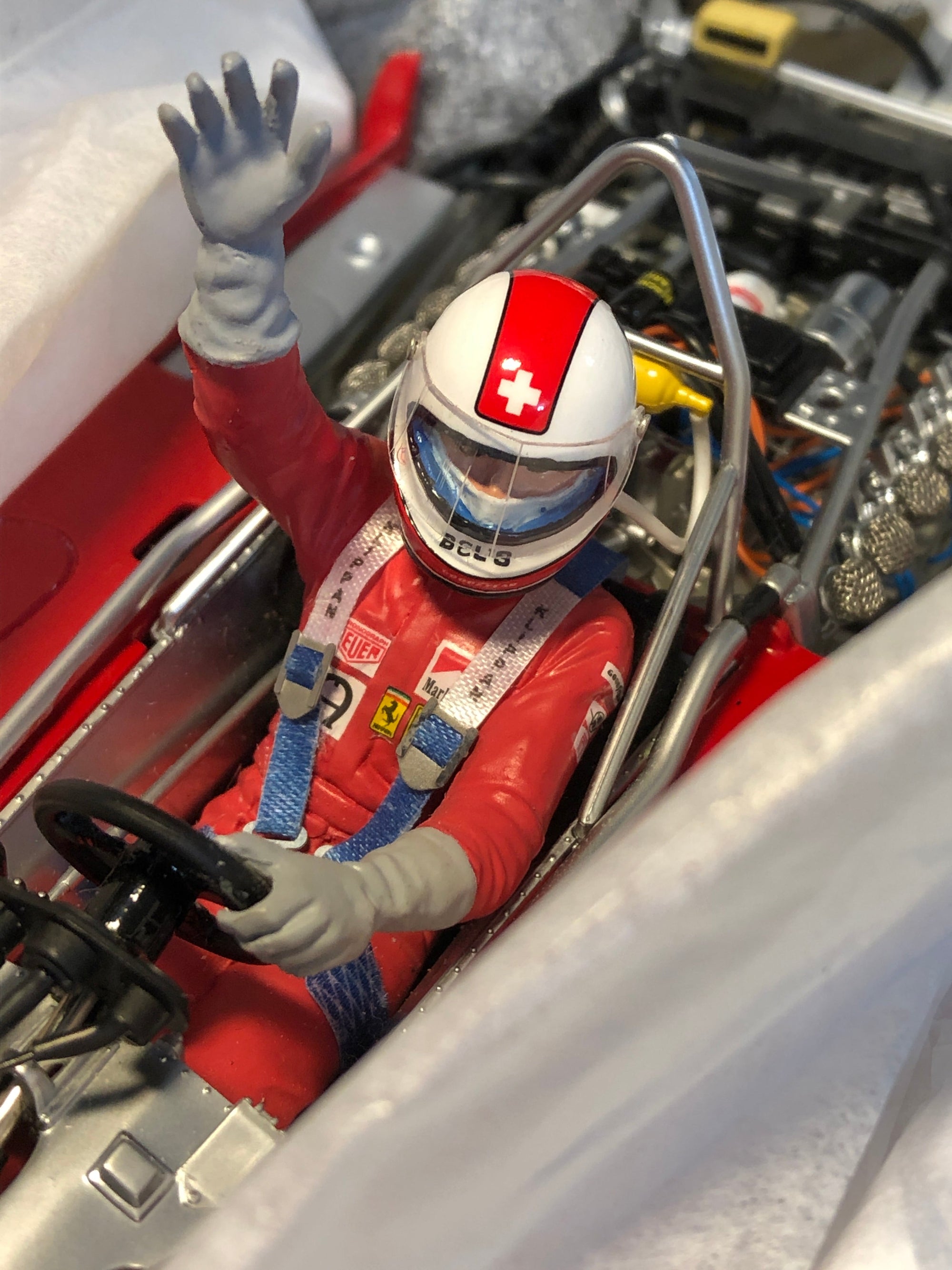 1975 Ferrari 312T Clay Regazzoni w/Driver by Exoto 1:18 (97051)