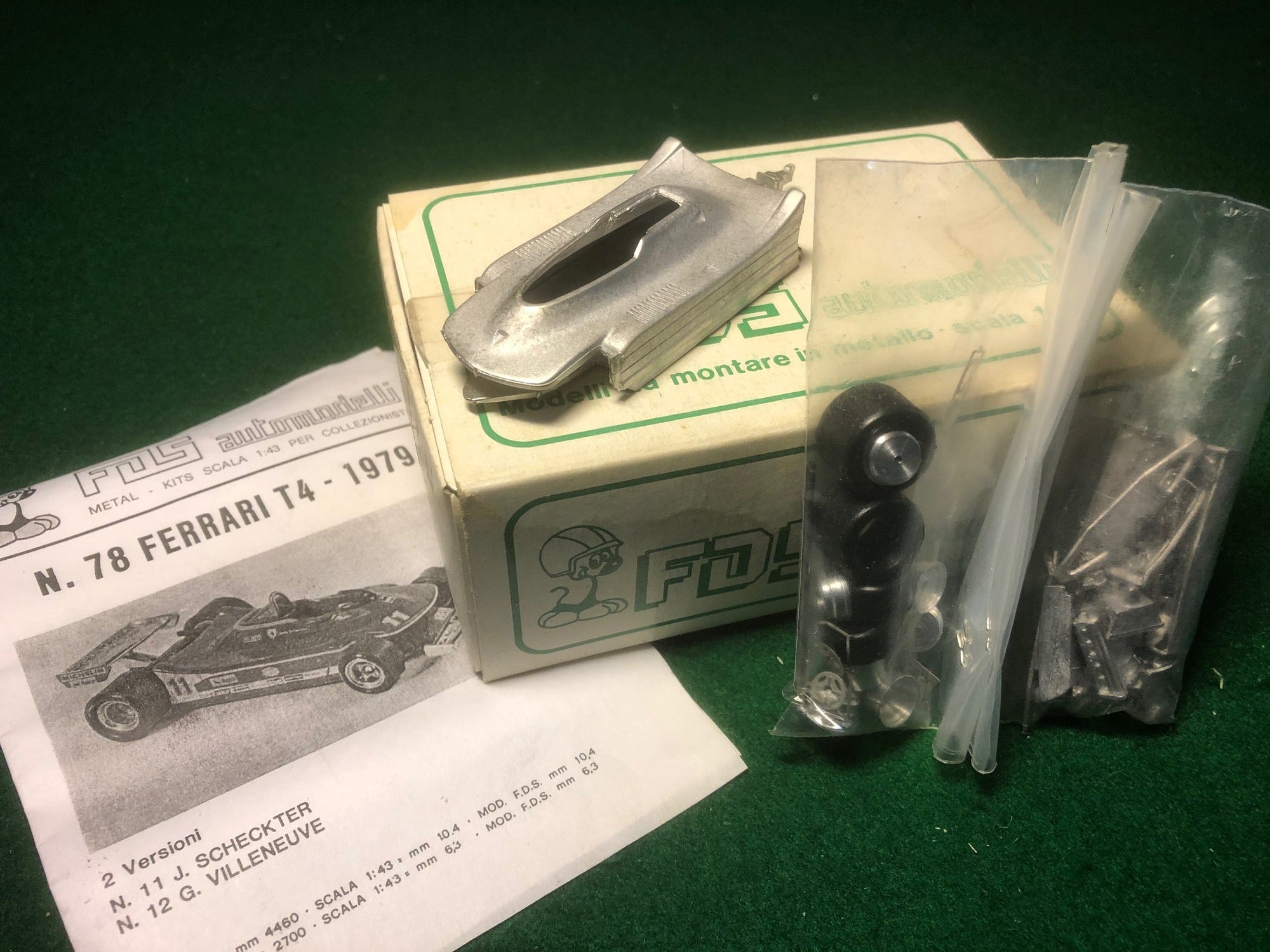 Ferrari T4 F1 1979 Scheckter or Villeneuve by FDS 1:43 (78)