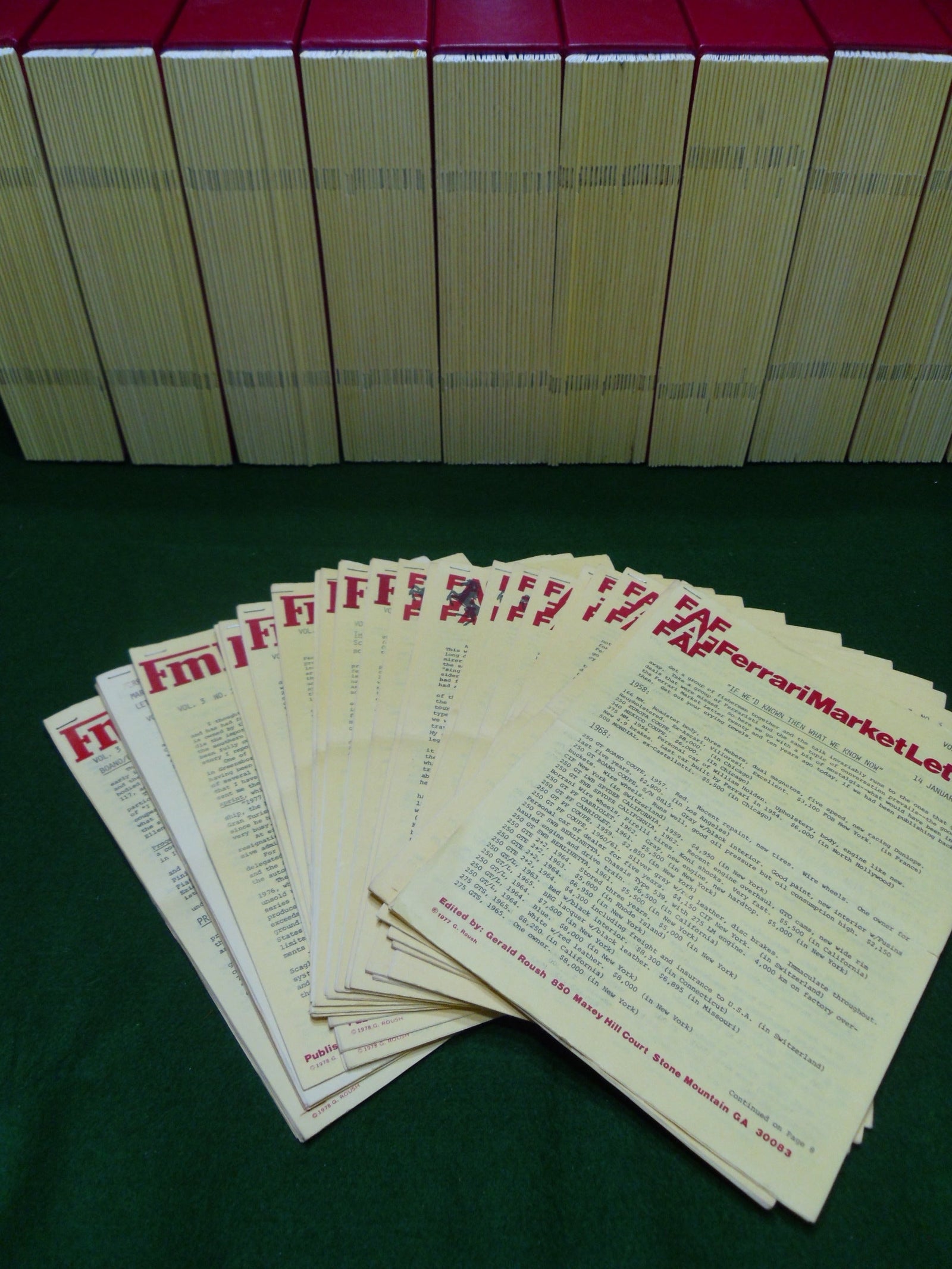 Ferrari Market Letter Vol.  3 1978