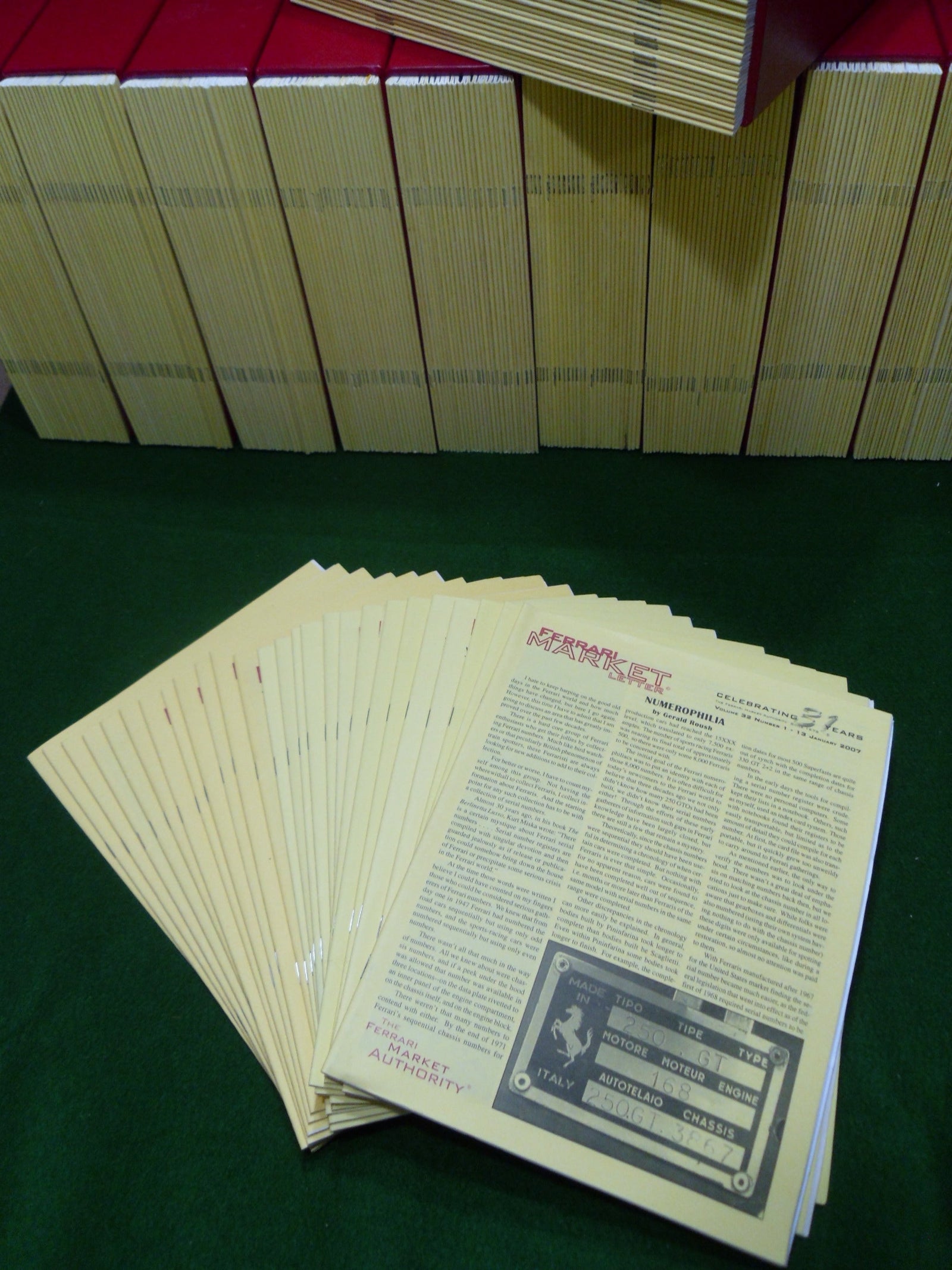 Ferrari Market Letter Vol. 32 2007
