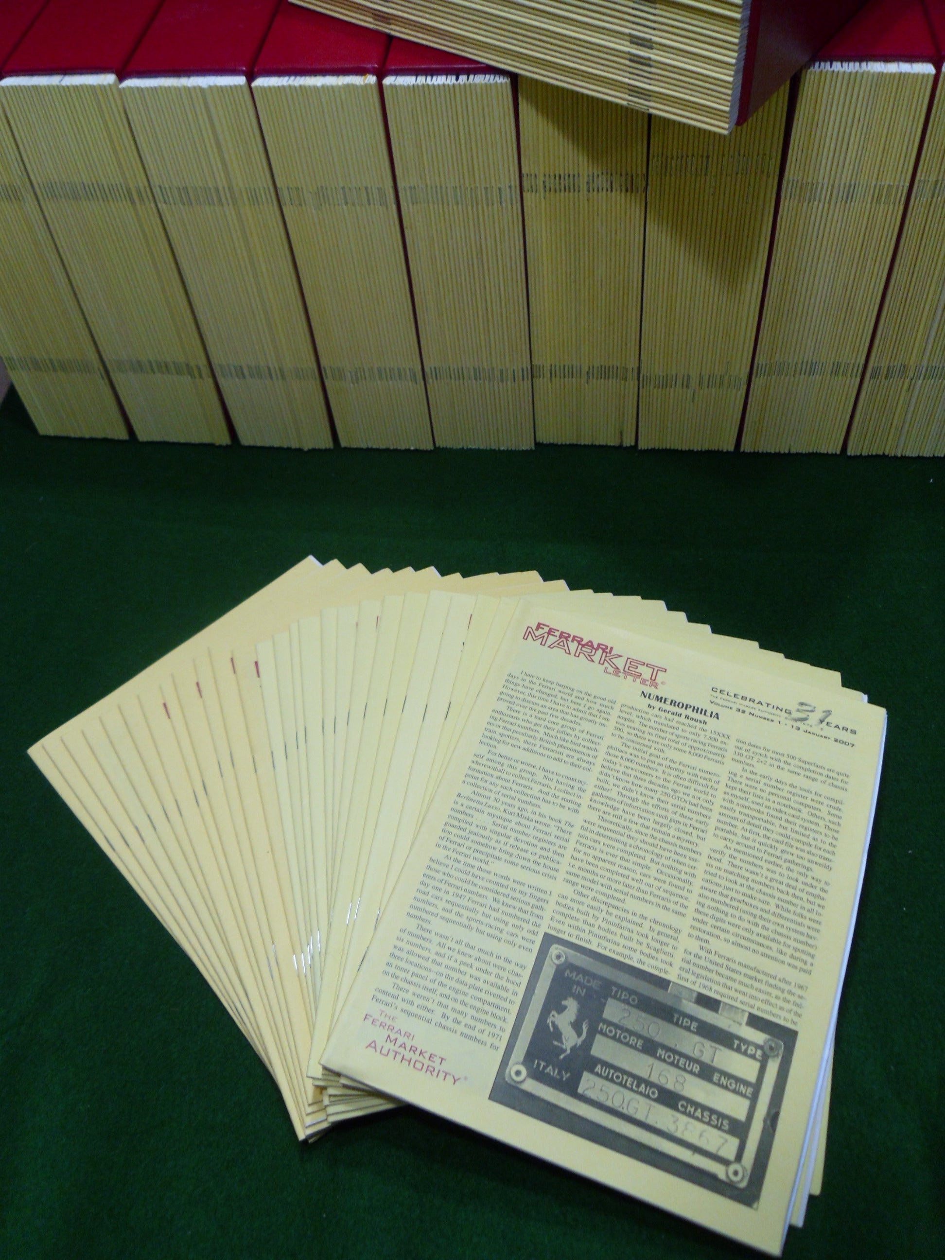 Ferrari Market Letter Vol. 32 2007