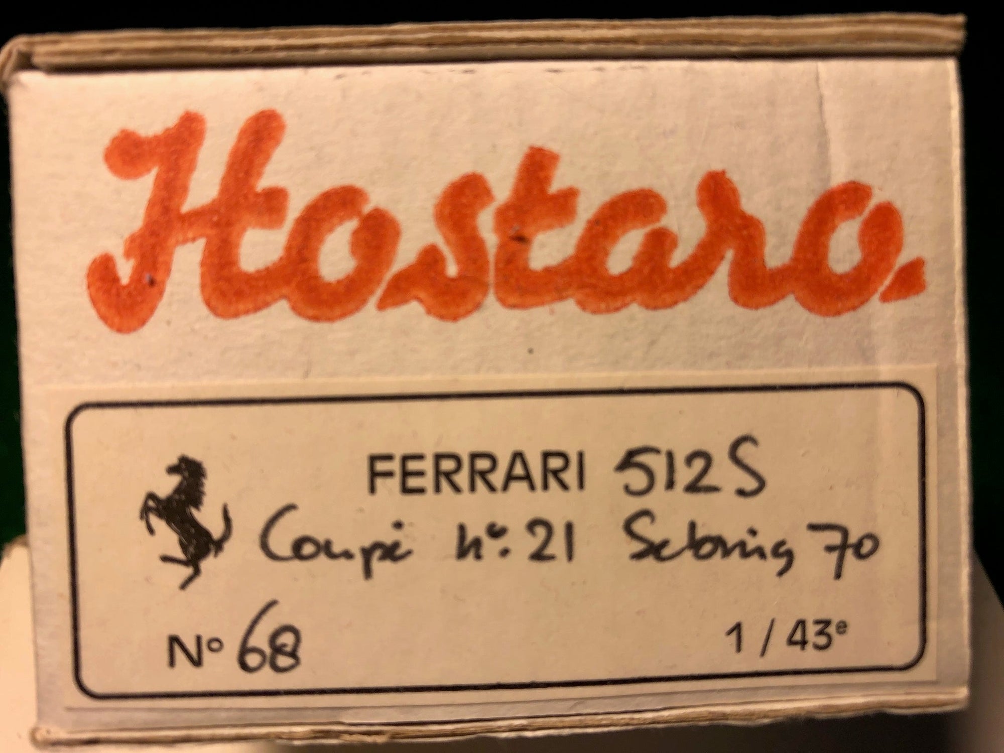 Ferrari 512S Coupe Sebring 1970 by Hostaro 1:43 (68)
