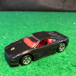 Ferrari 348 tb Black by HotWheels 1:64 (5SP)(12933)(No box)