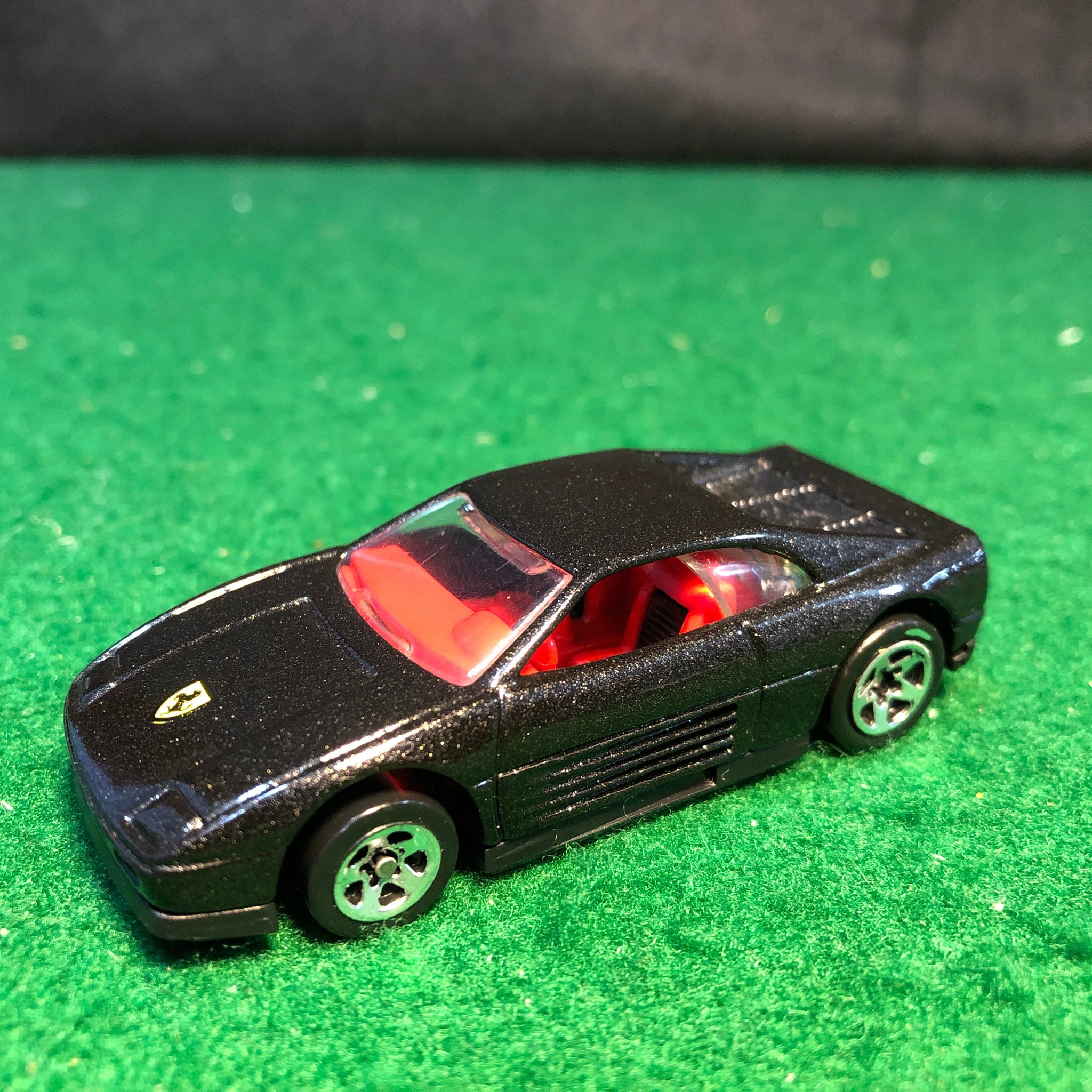 Ferrari 348 tb Black by HotWheels 1:64 (5SP)(12933)(No box)