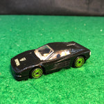 Ferrari Testarossa Black by HotWheels 1:64 (GoldUH)(13576)(No box)