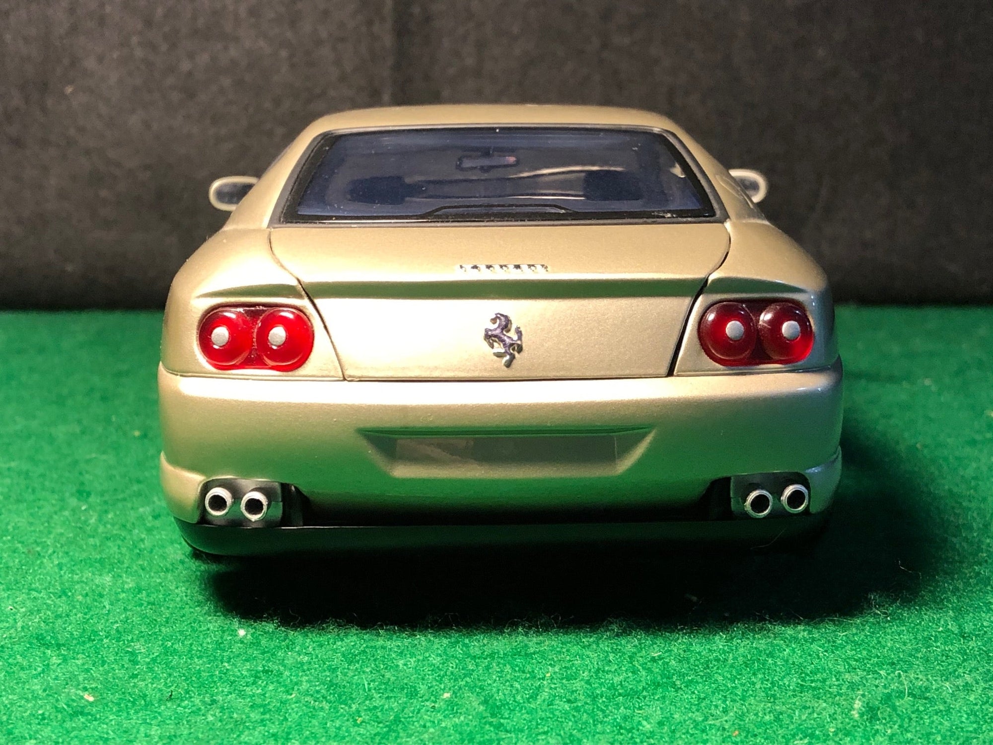 Ferrari 456 M Silver by HotWheels 1:18 (23917)(No box)