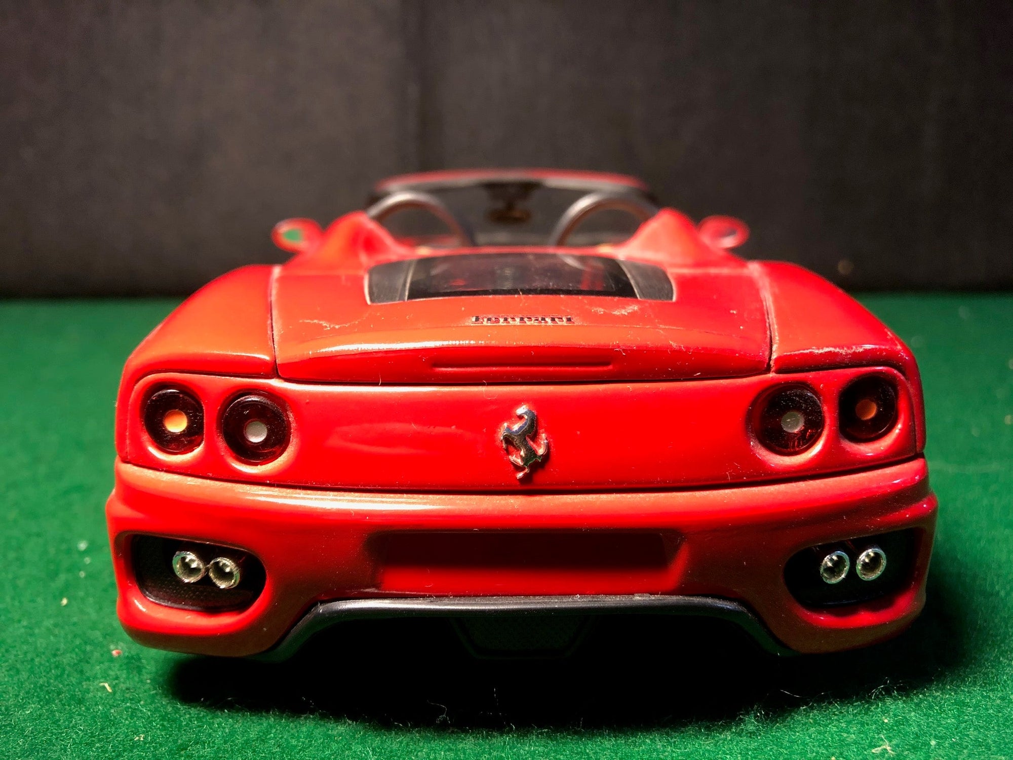 Ferrari 360 Spider, Red, by HotWheels 1:18 (27774)(No box)