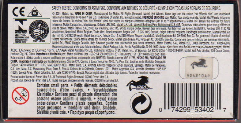 Ferrari 550 Maranello Red by HotWheels 1:43 (53402)