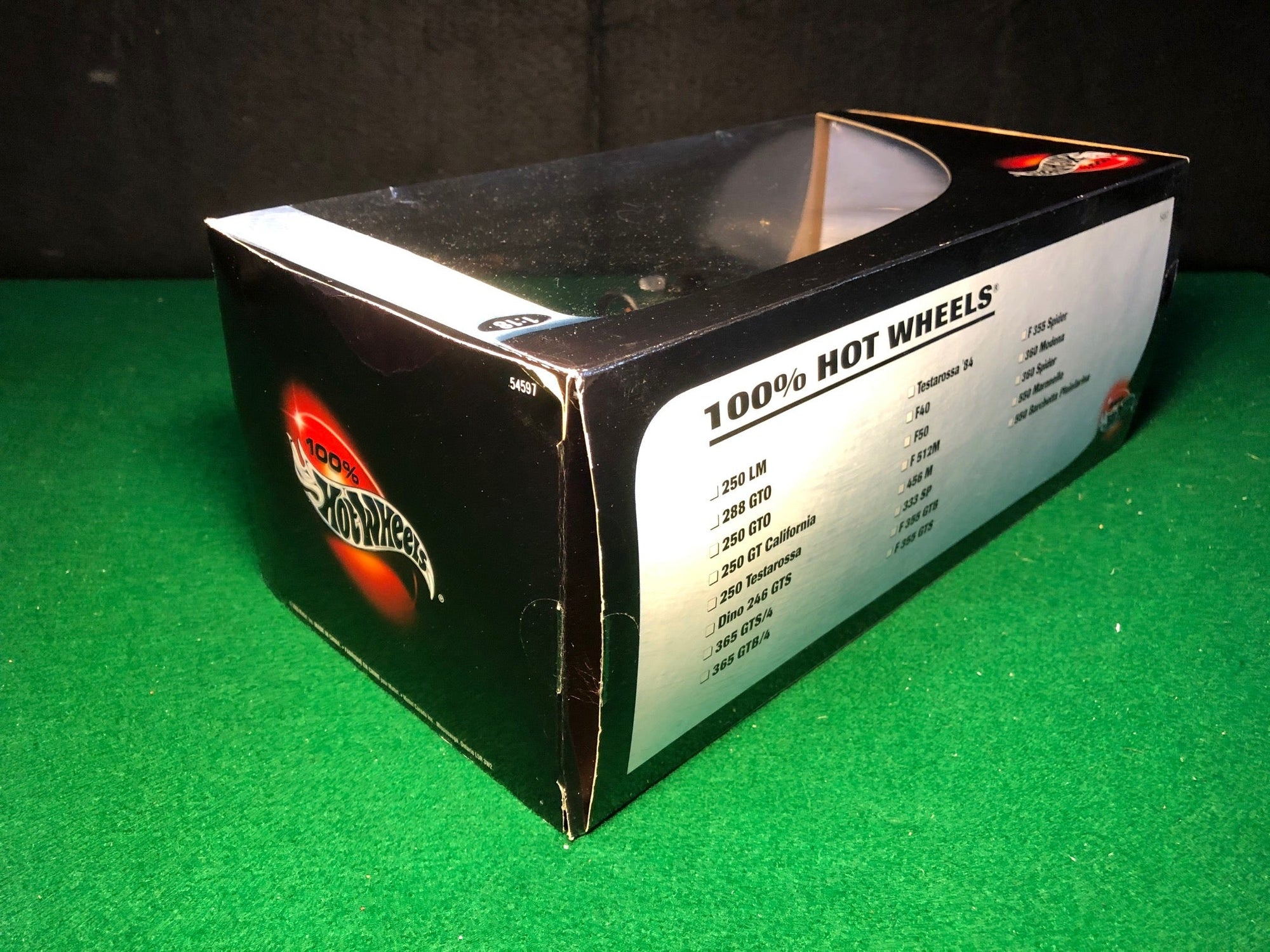 Ferrari 550 Barchetta Pininfarina Black by HotWheels 1:18 (54597)