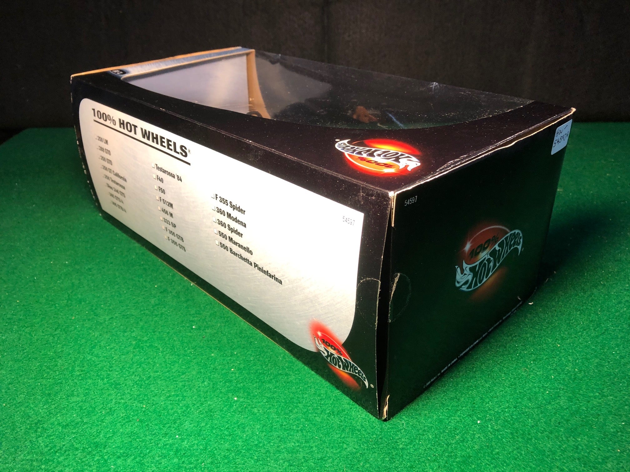 Ferrari 550 Barchetta Pininfarina Black by HotWheels 1:18 (54597)