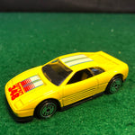 Ferrari 348 TB Yellow by Hotwheels 1:64 (UH)(5666)(No box)