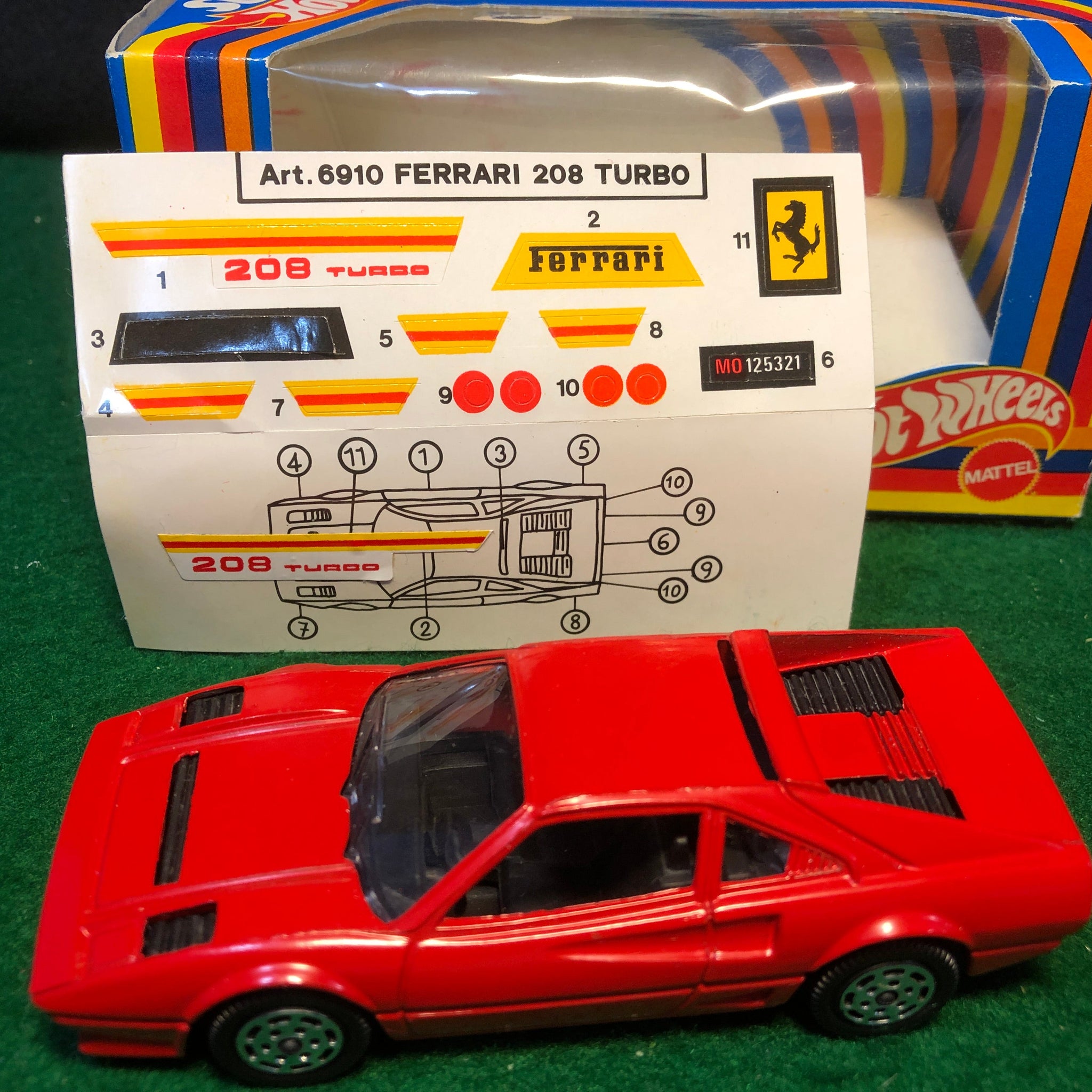 Ferrari 208 Turbo Red by HotWheels 1:43 (6010)