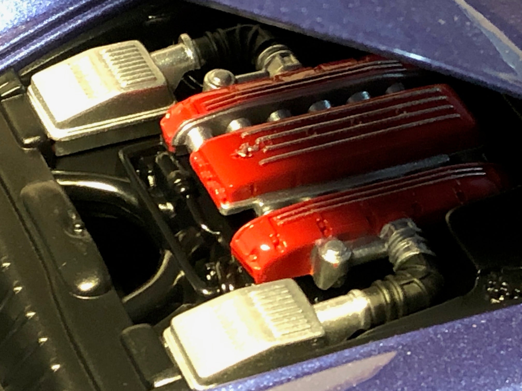 Ferrari 612 Scaglietti Metallic Blue by HotWheels 1:18 (C7522)