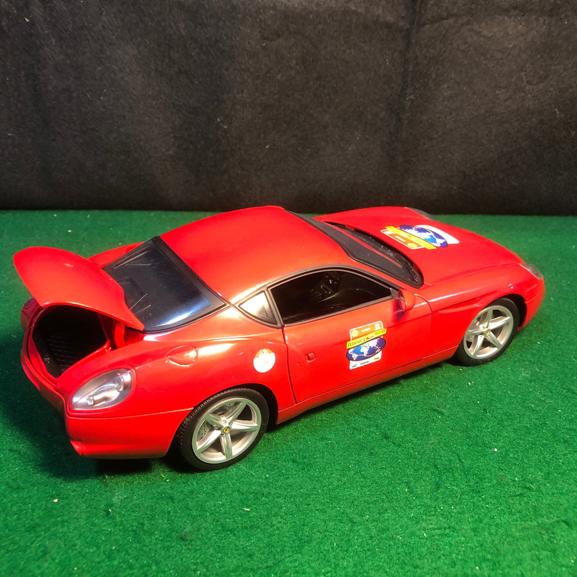 Ferrari 575 Zagato 60 Relay by HotWheels 1:18 (L2960)(No box)