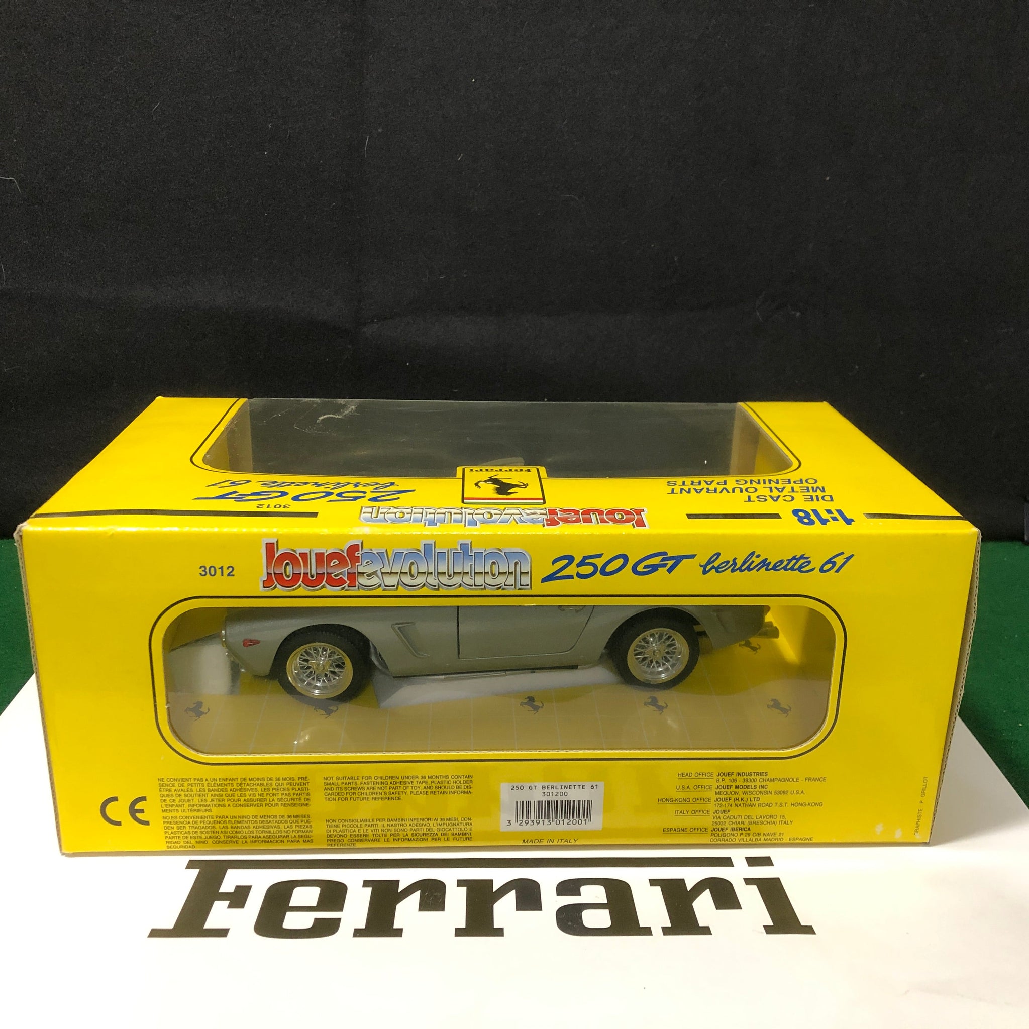 Ferrari 250 GT SWB Berlinetta 1961 Grigio by Jouef 1:18 (3012)