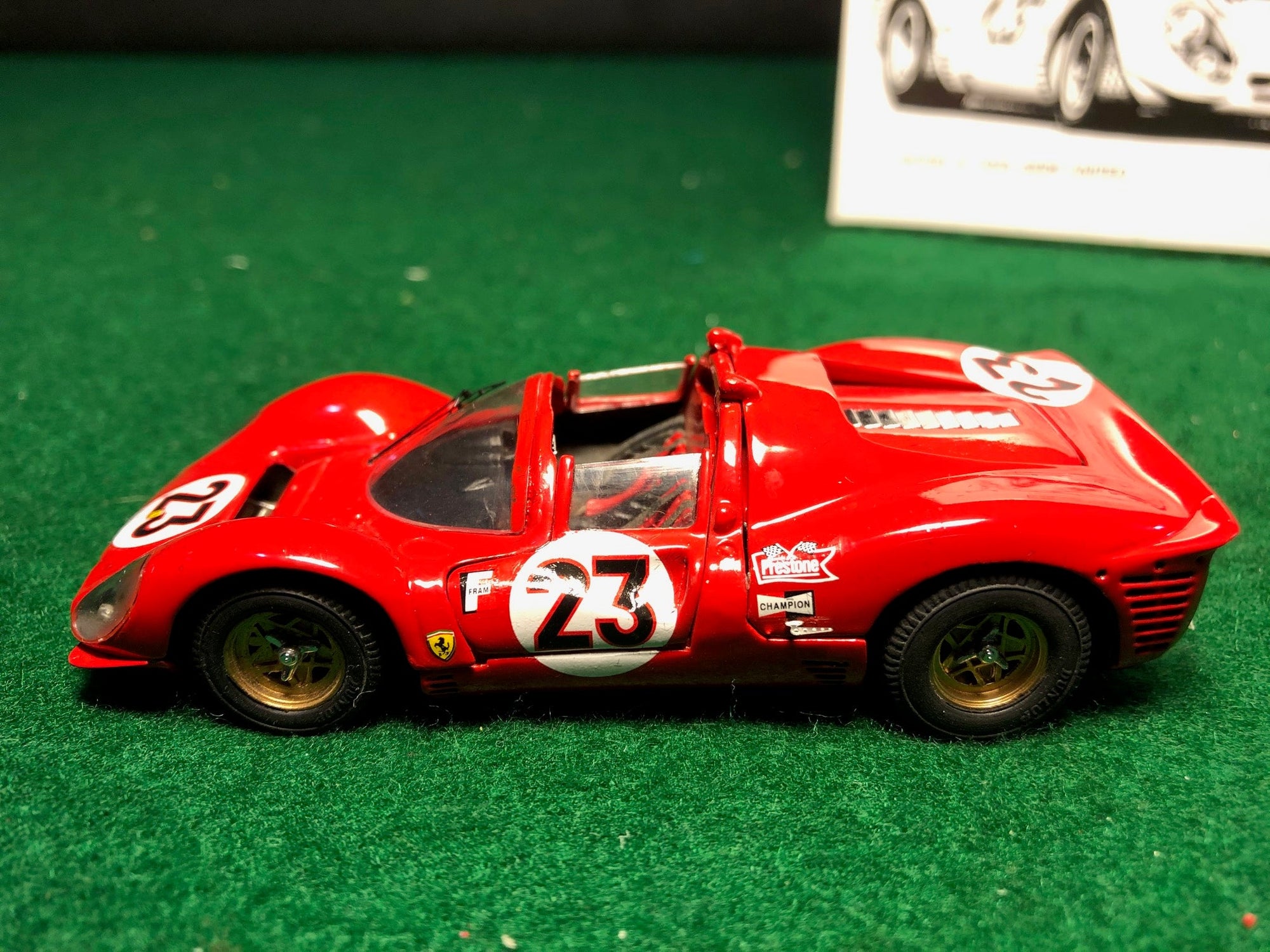 Ferrari 330 P4 N 23 Spider 1st 24 Hrs of Daytona 1967, by Jouef 1:43 (3025)