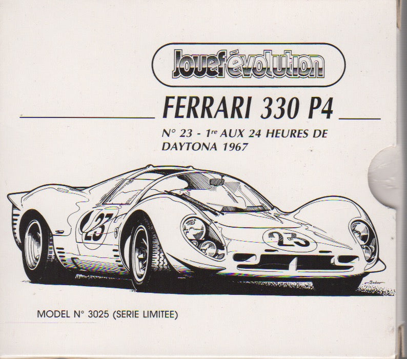 Ferrari 330 P4 N 23 Spider 1st 24 Hrs of Daytona 1967, by Jouef 1:43 (3025)