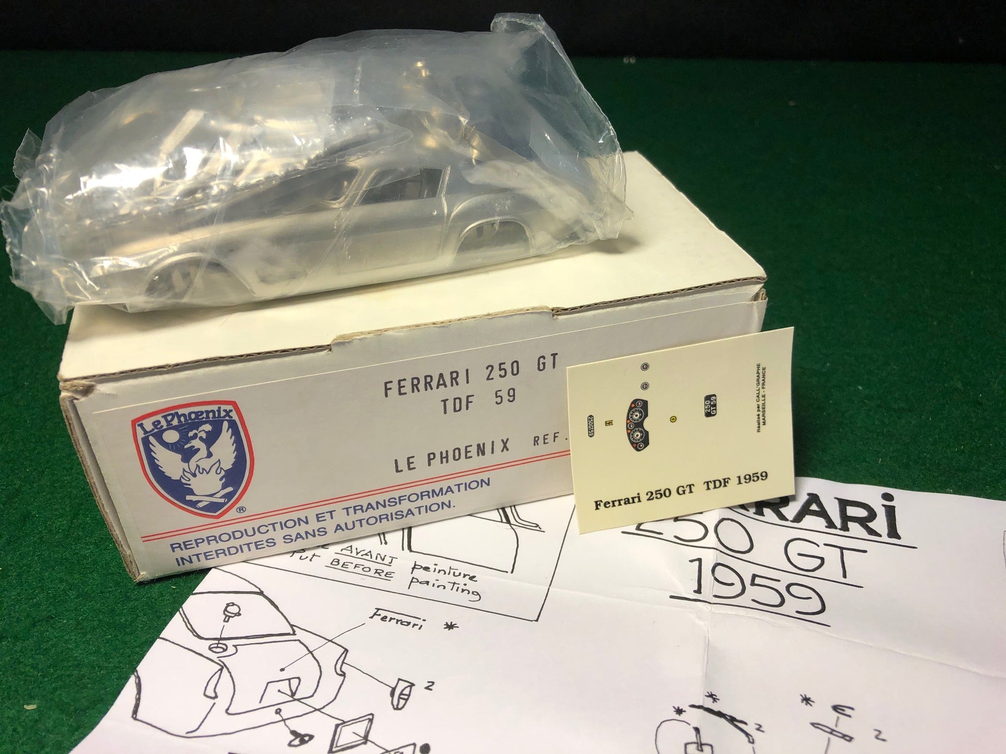 Ferrari 250 GT TDF 1959 by Le Phoenix 1:43 (001)