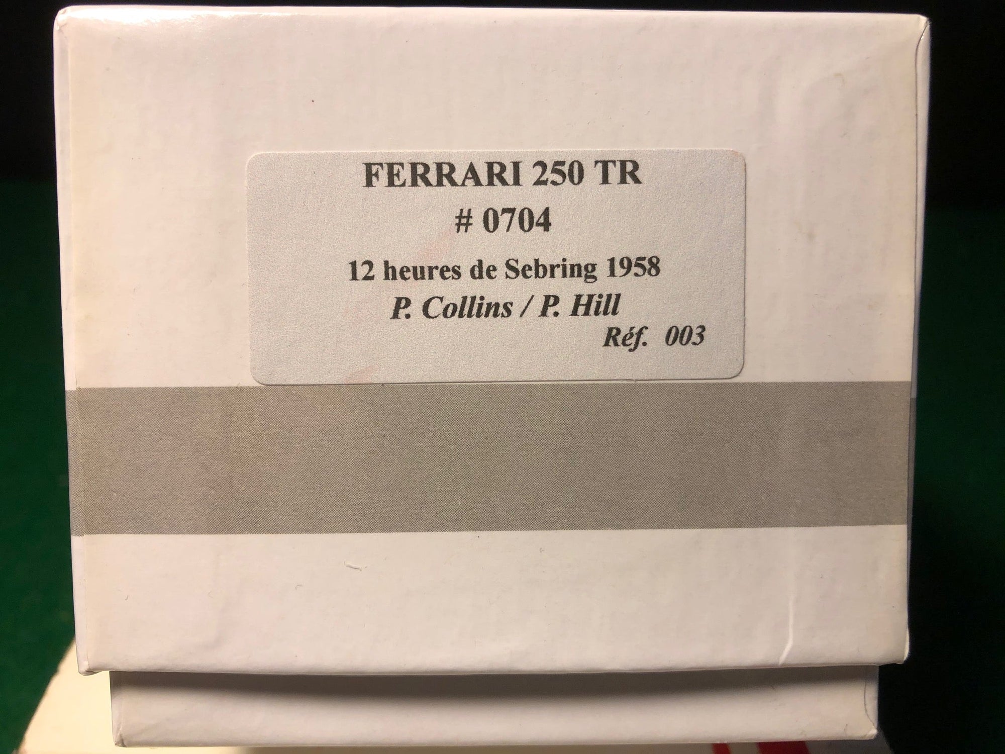 Ferrari 250 TR 12 Hrs of Sebring 1958 Collins & Hill, by Minerva43 1:43 (003)