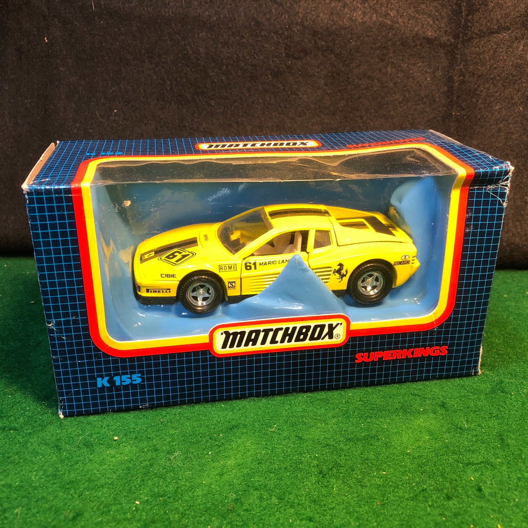 Ferrari Testarossa N 61 Mario Landi by Matchbox 1:40 (K155)