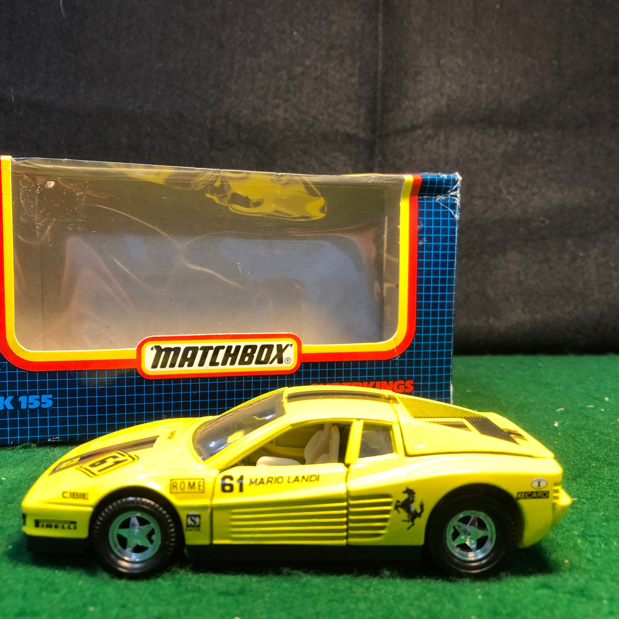 Ferrari Testarossa N 61 Mario Landi by Matchbox 1:40 (K155)